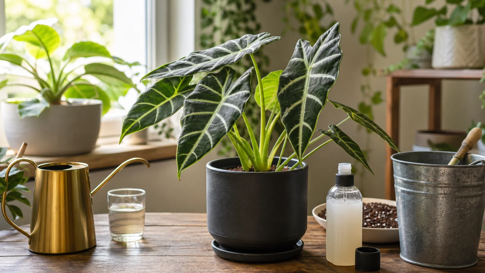 Alocasia Care Guide: Frydek, Amazonica & Indoor Growing Tips - Feeding Through the Growing Season