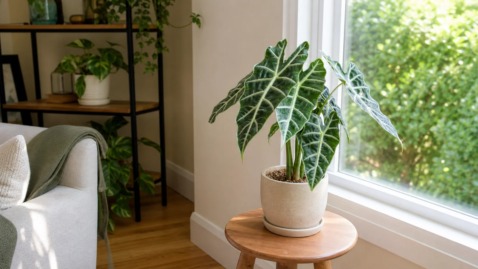 Alocasia Care Guide: Frydek, Amazonica & Indoor Growing Tips - Light: Where Alocasia Feels at Home