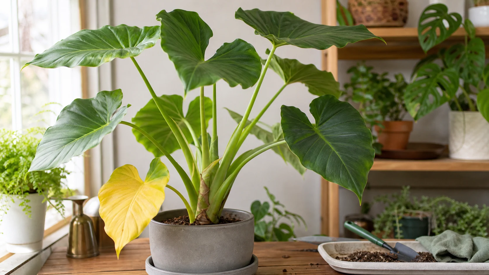 Symptom Diagnosis Card Alocasia Odora Care: How to Grow Upright Elephant Ear Indoors - Symptom Diagnosis Card