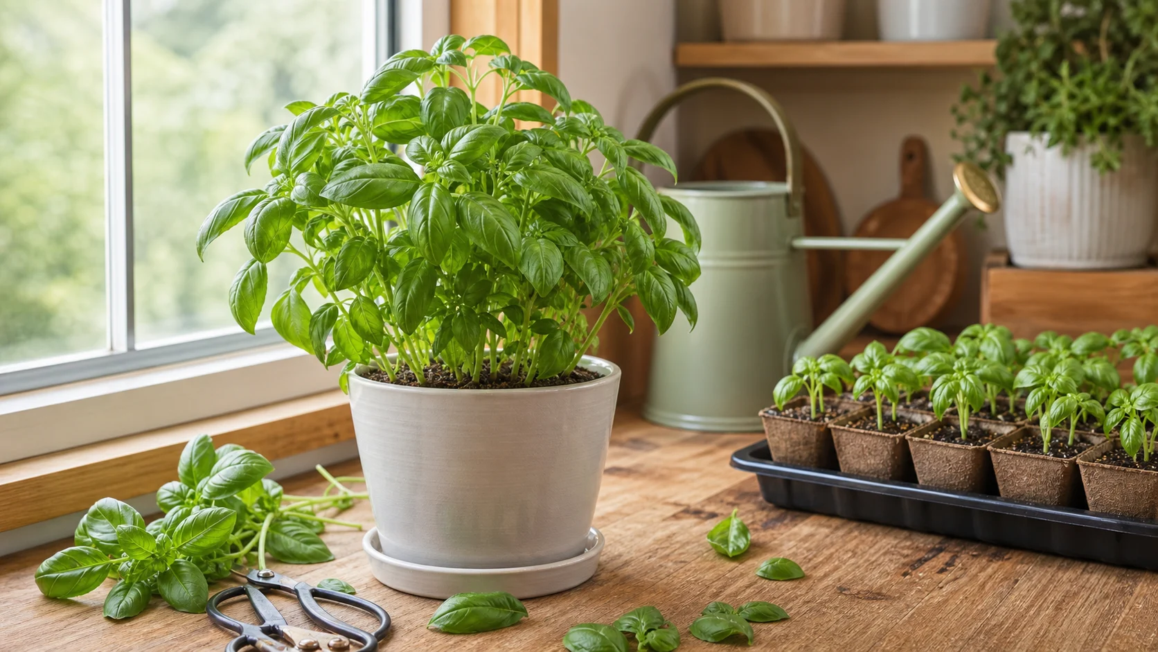 Basil Plant Care Indoors: How to Keep It Alive for Months - Keep Your Basil Going Longer