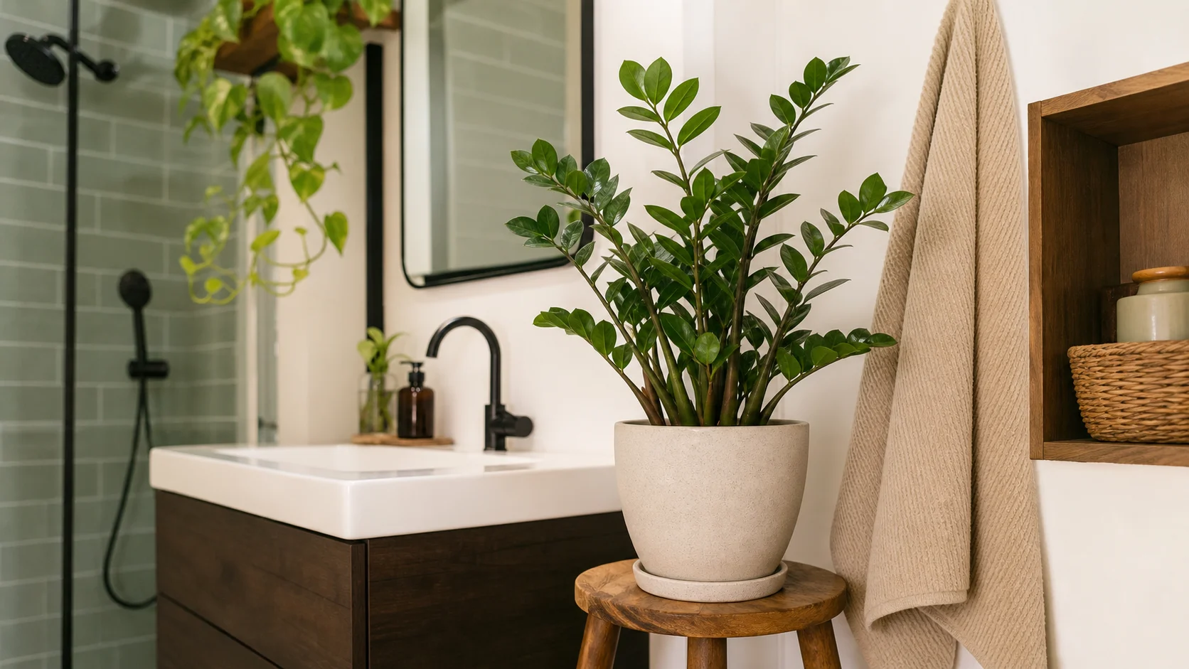 Bathroom Plants with No Light (or Very Low Light) Best Bathroom Plants for Every Light - Bathroom Plants with No Light (or Very Low Light)