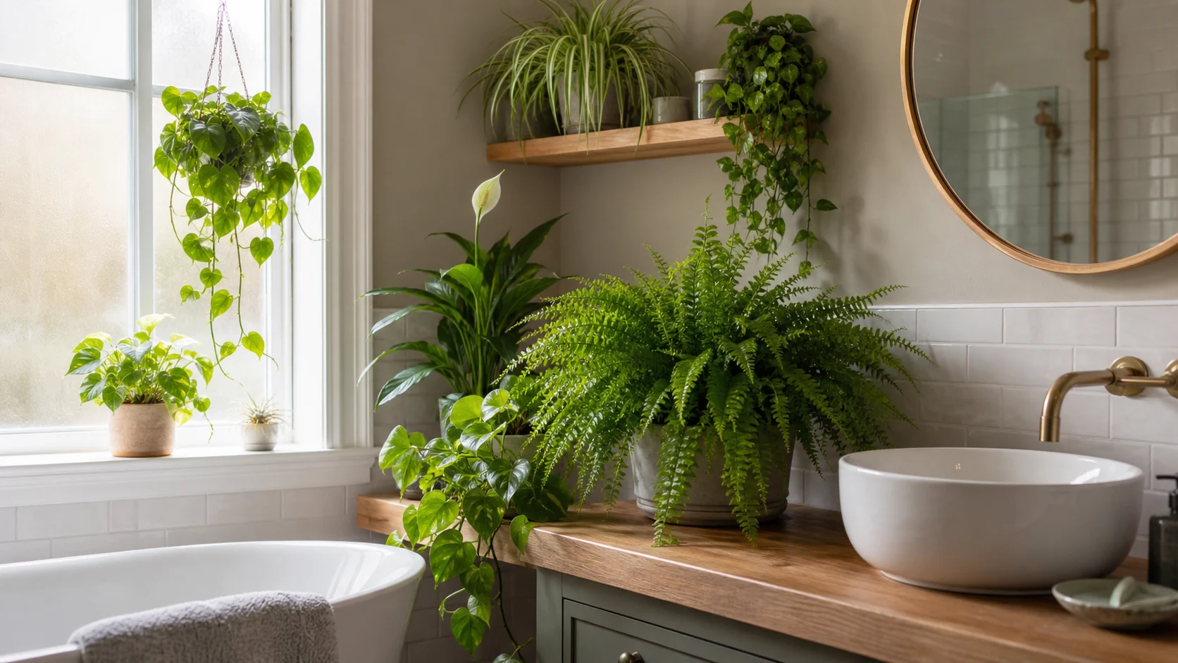 Why the Bathroom Is Actually a Great Place for Plants Best Bathroom Plants for Every Light - Why the Bathroom Is Actually a Great Place for Plants