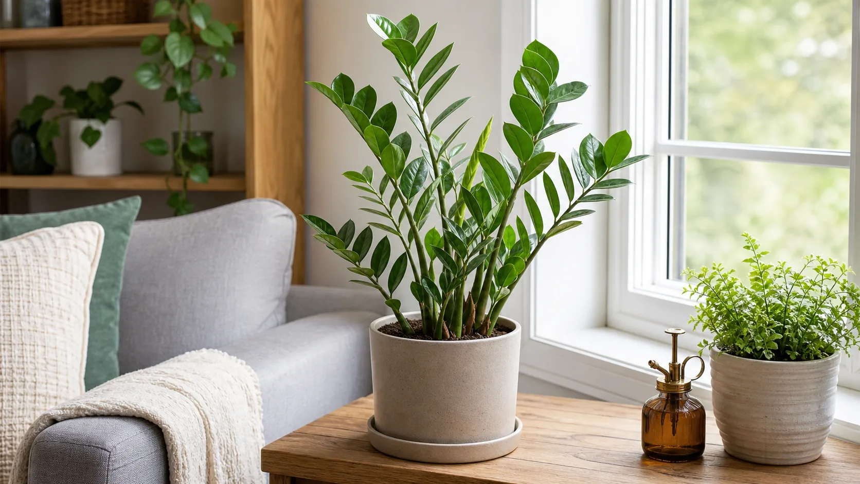 11. ZZ Plant Best Tropical Plants to Grow Indoors - 11. ZZ Plant