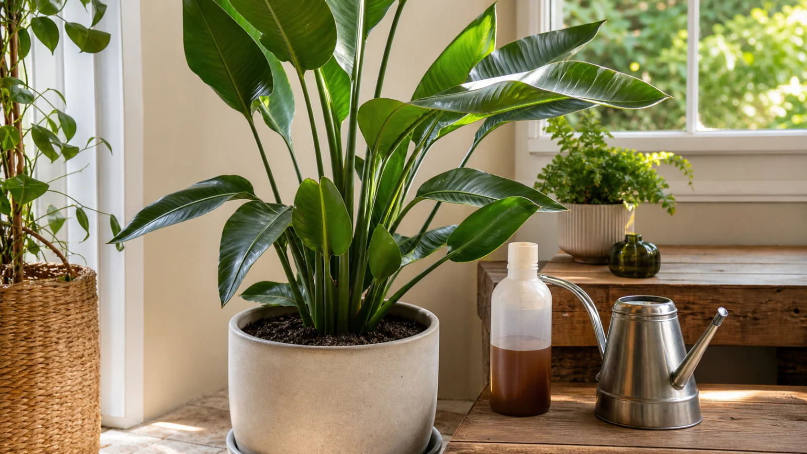 Bird of Paradise Plant Care Indoors - Fertilizing