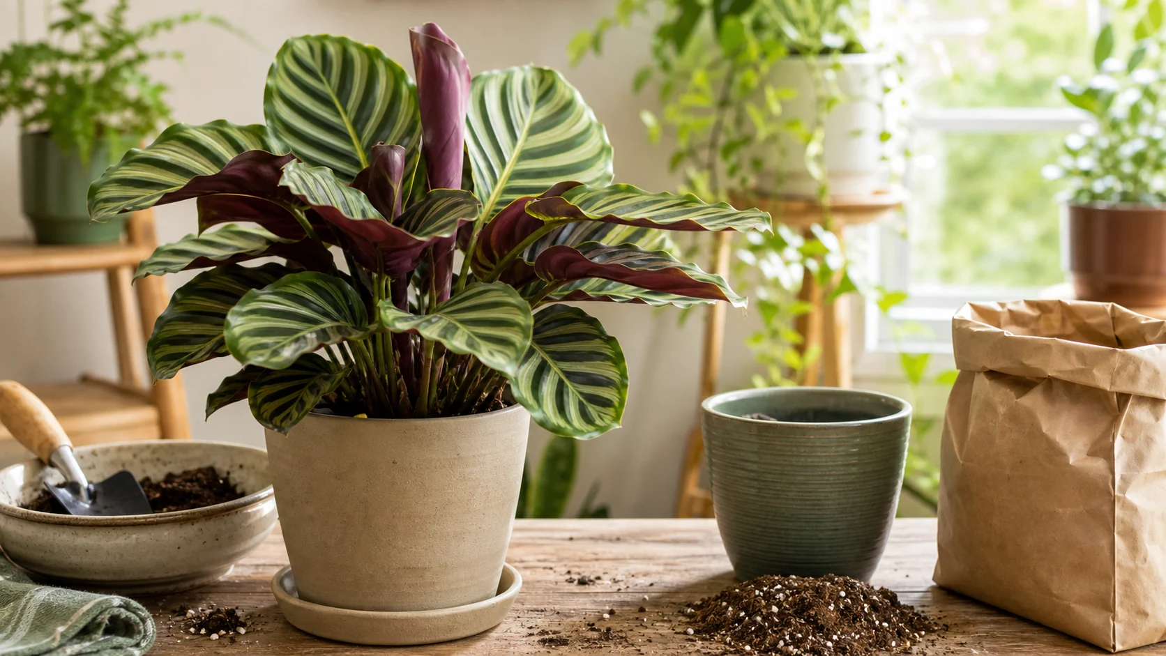 Spring (March to May) Calathea Care Guide: Water and Light - Spring (March to May)