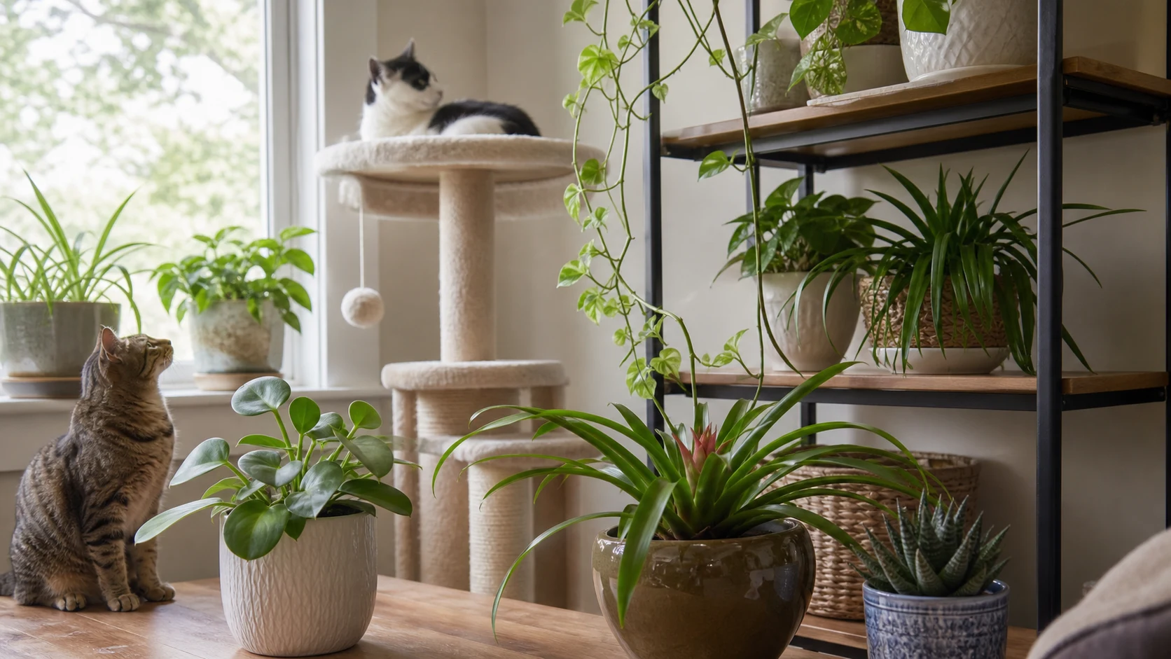 30 Cat-Safe Indoor Plants for Cat Owners - Decision Tree: Choose by Cat Behavior First