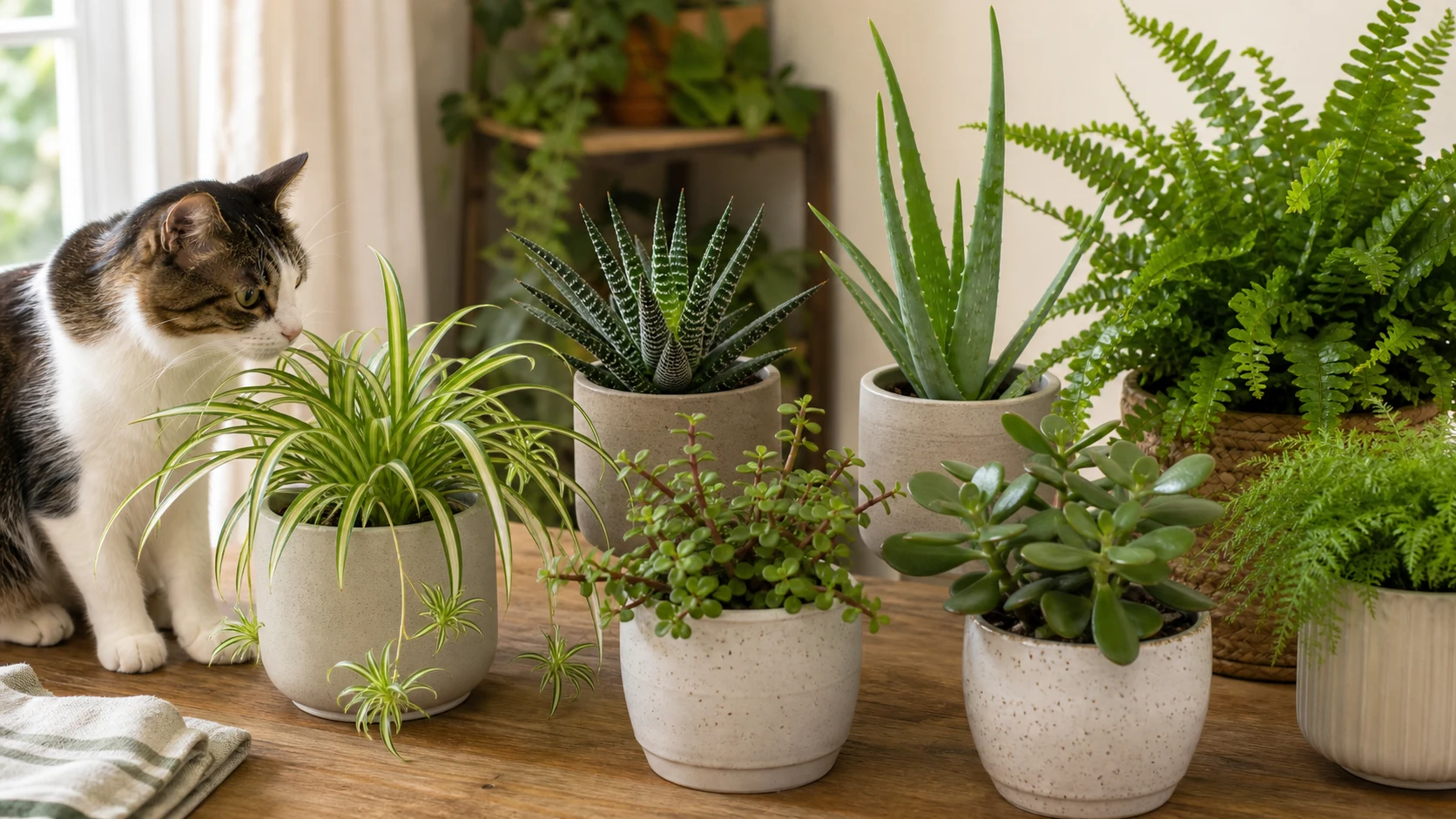 30 Cat-Safe Indoor Plants for Cat Owners - Identification Snapshot