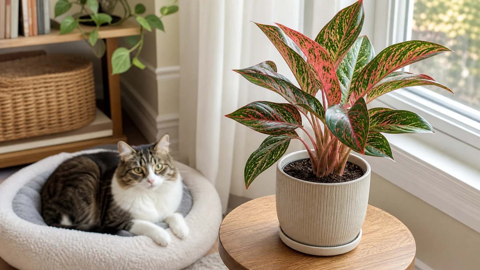 A Note on Pet Safety Chinese Evergreen Varieties: Green, Red and Pink Aglaonema Types - A Note on Pet Safety