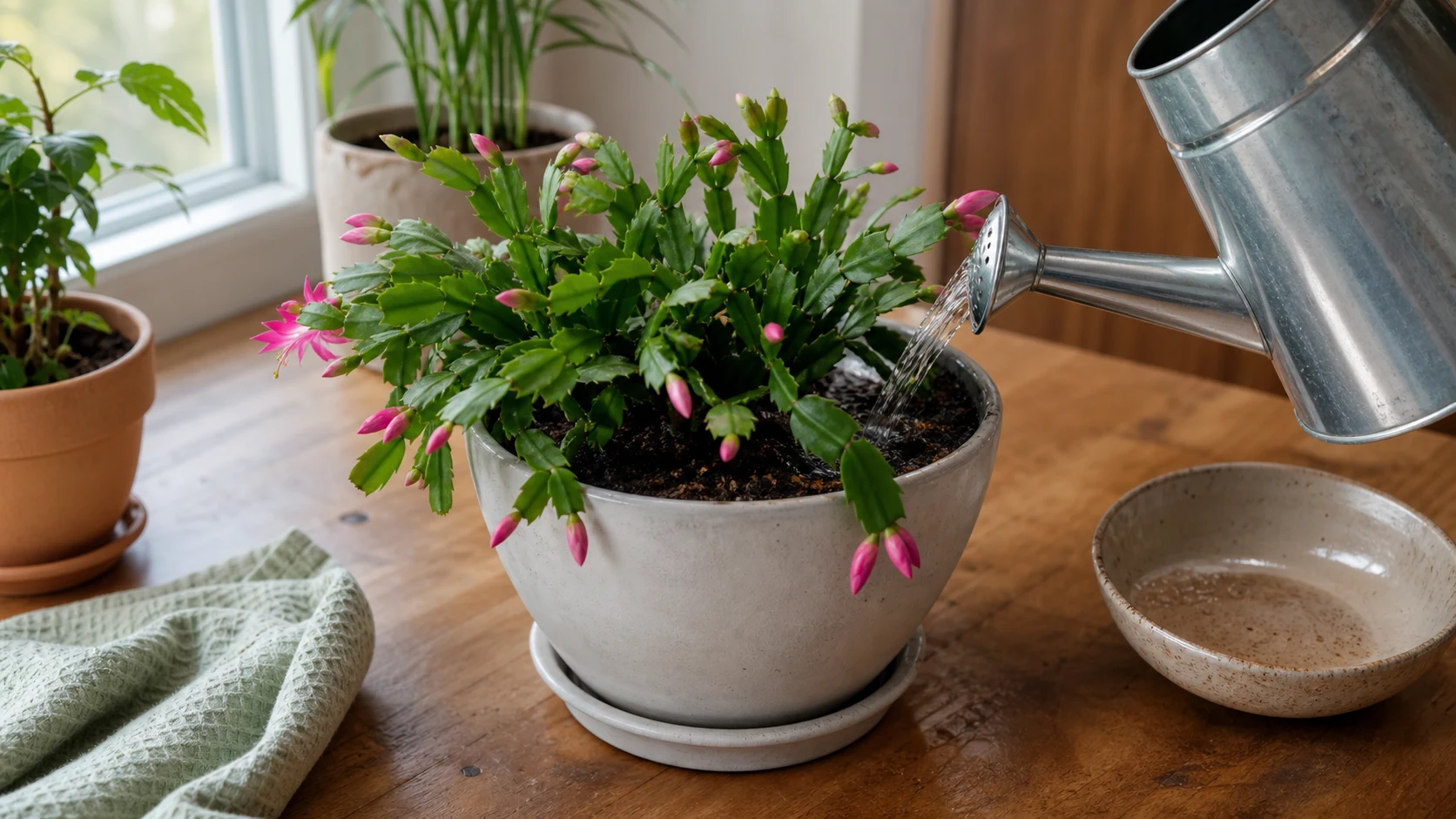 How to Water a Plant That Is Not a Cactus Christmas Cactus Care: Watering, Light, and Repeat Blooms - How to Water a Plant That Is Not a Cactus