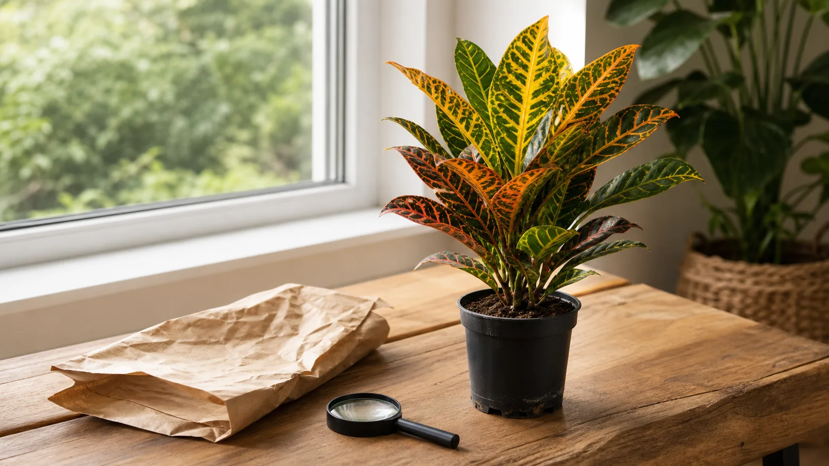 A Better First Two Weeks Plan Croton Plant Care: Keep the Color and Stop Sudden Leaf Drop - A Better First Two Weeks Plan