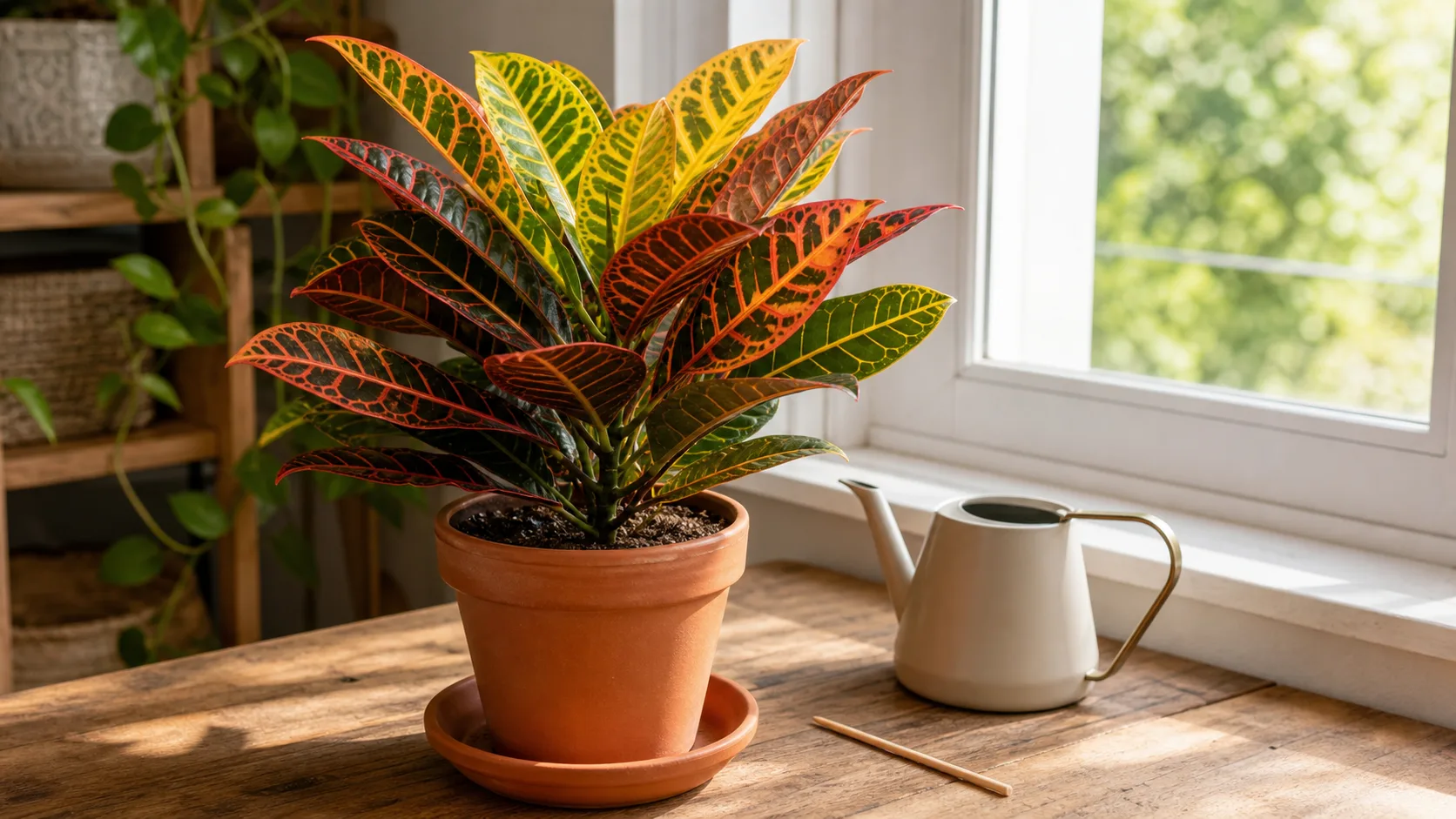 Croton Care Snapshot Croton Plant Care: Keep the Color and Stop Sudden Leaf Drop - Croton Care Snapshot