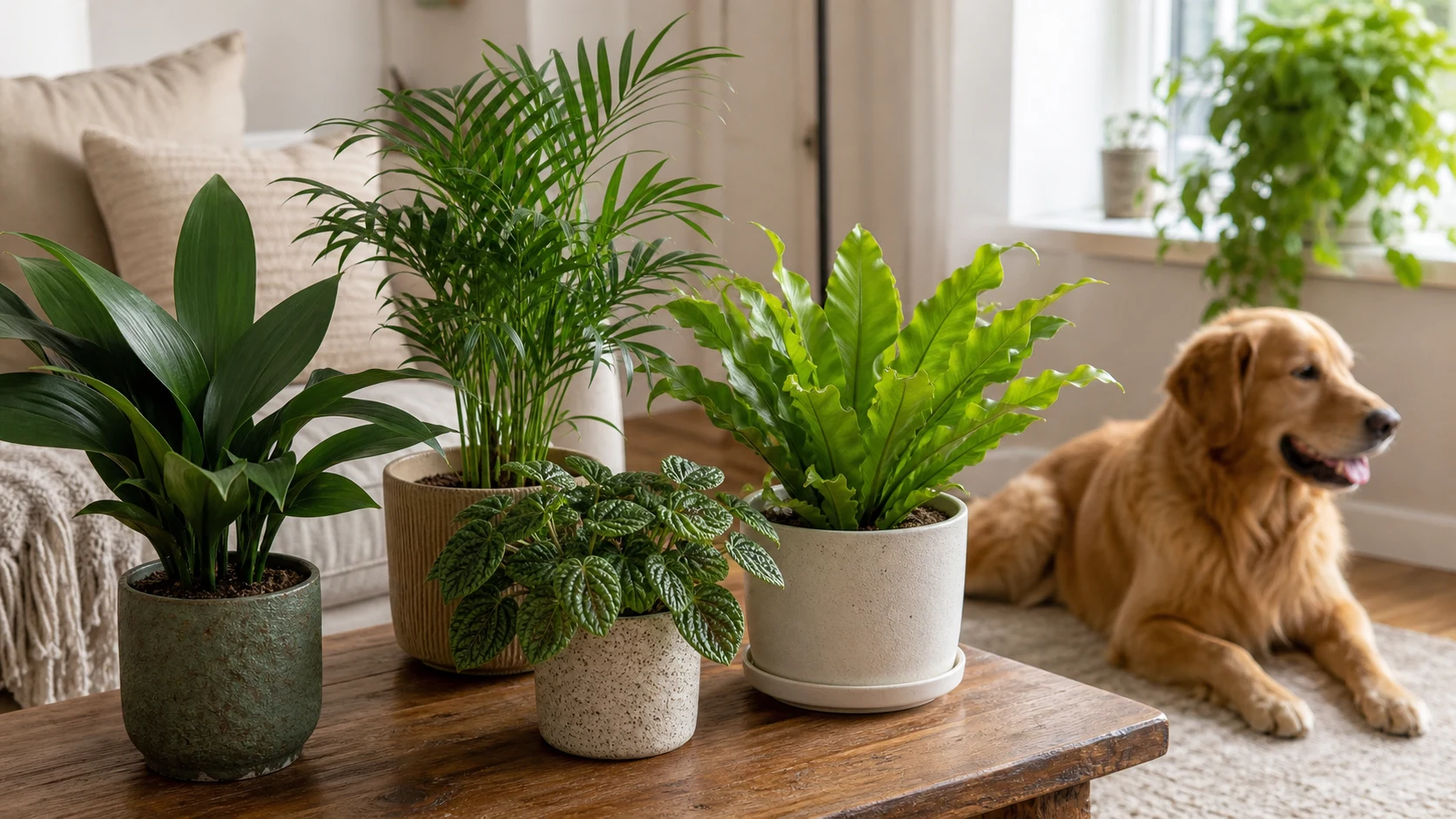25 Dog-Friendly Houseplants That Are Safe for Dogs - Low-Light Choices
