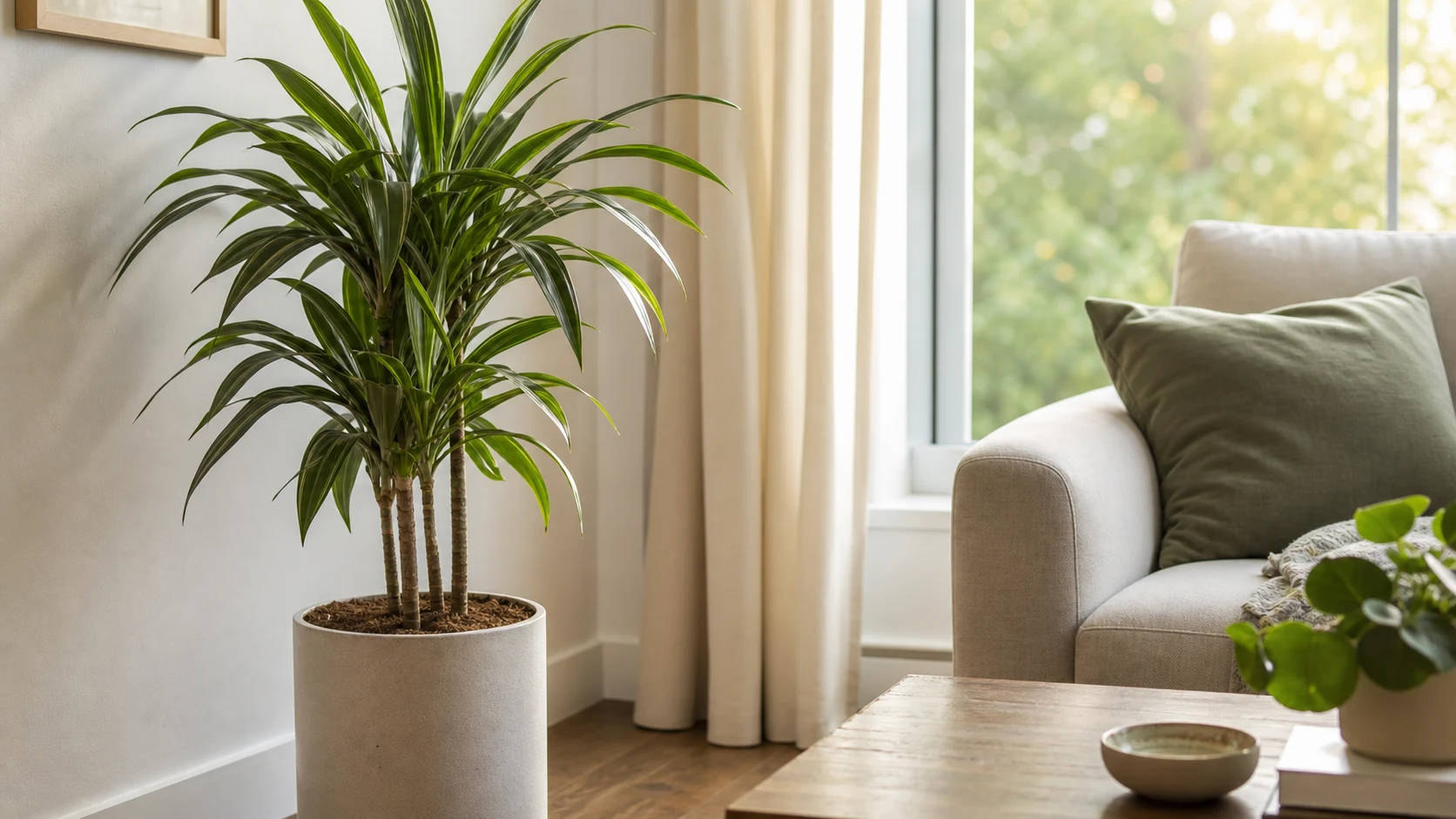 Light: Bright Indirect Is the Sweet Spot Dracaena Care Guide: Watering, Brown Tips, and Yellow Leaves - Light: Bright Indirect Is the Sweet Spot