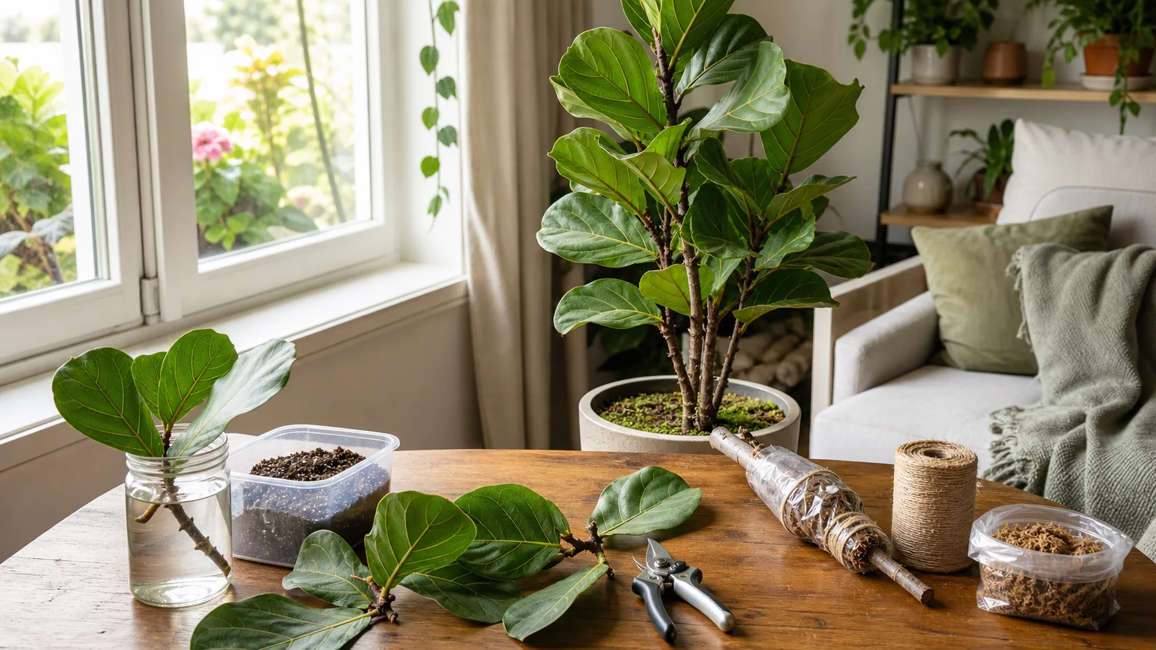 Fiddle Leaf Fig Pruning: Branching, Shaping, Propagating - Quick Cut Guide by Goal