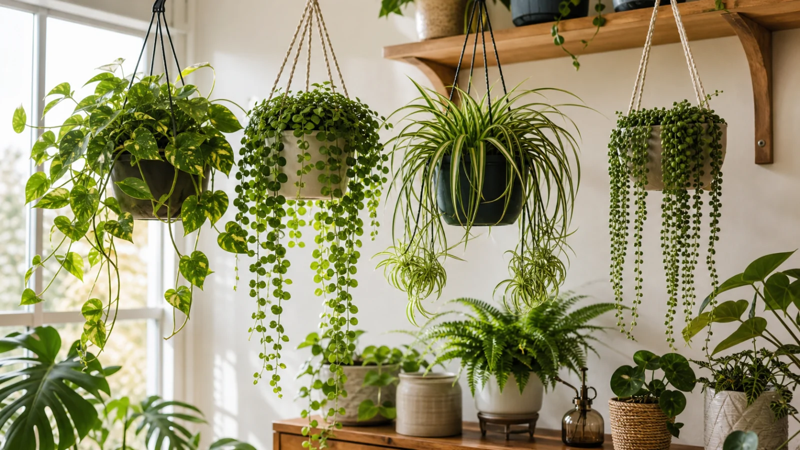 20 Best Indoor Hanging Plants (Low Light to Bright) - Identification Snapshot