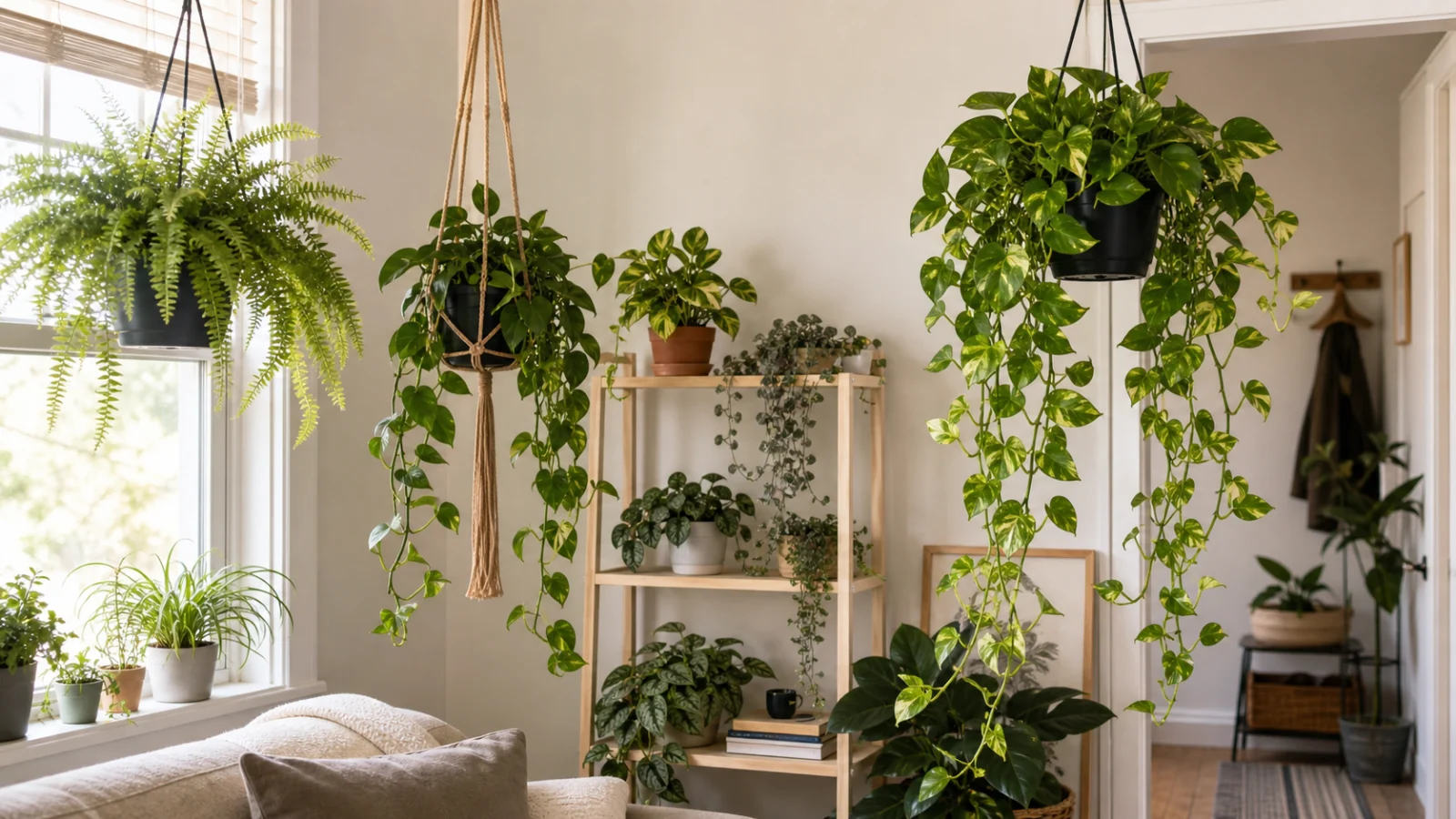 20 Best Indoor Hanging Plants (Low Light to Bright) - Where You Hang It Changes the Effect