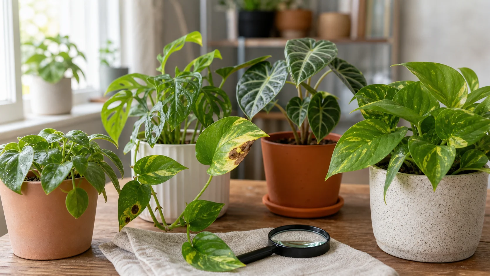 Houseplant Diseases: Identify Spots, Rot, Mildew and Wilting - Identification Snapshot