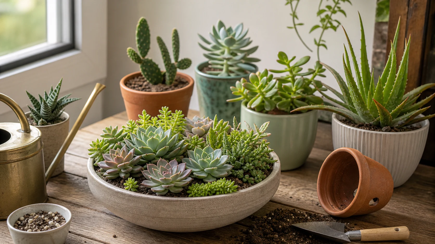 How to Care for Succulents Indoors: The No-Kill Guide - Decision Tree: Wait, Water, Repot, or Increase Light