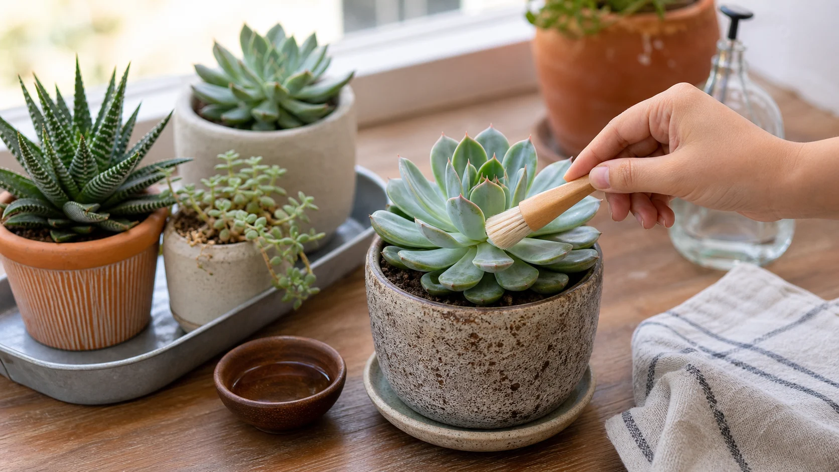 Succulents and Cacti How to Clean Plant Leaves: Methods That Actually Work - Succulents and Cacti