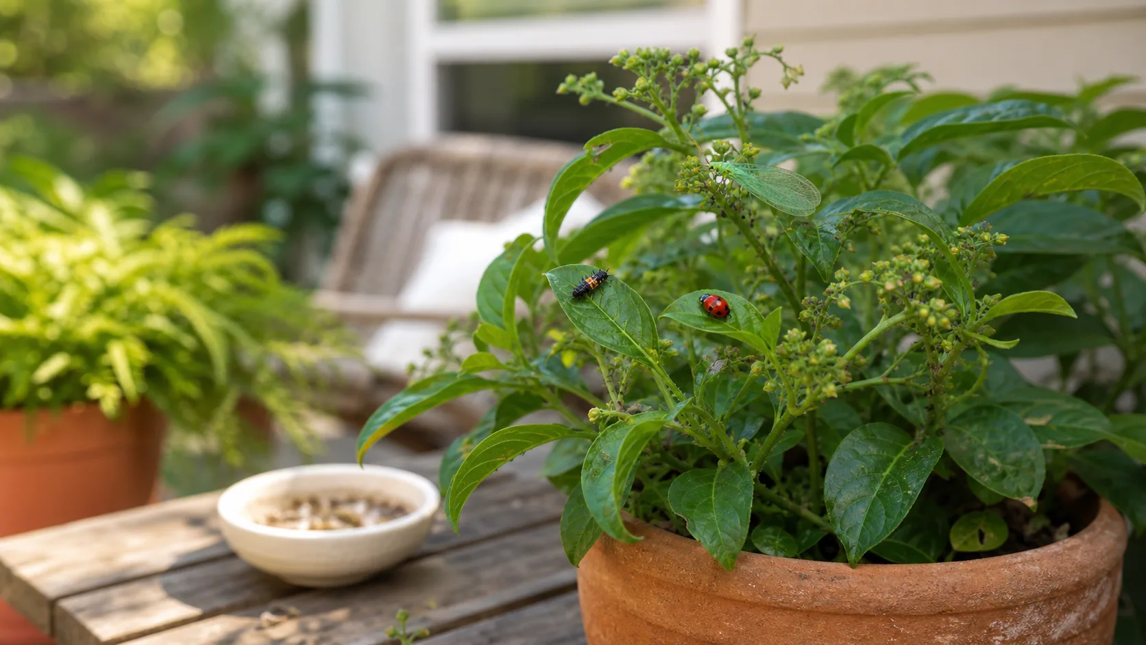 How to Get Rid of Aphids on Houseplants and Garden Plants - Bring in natural predators