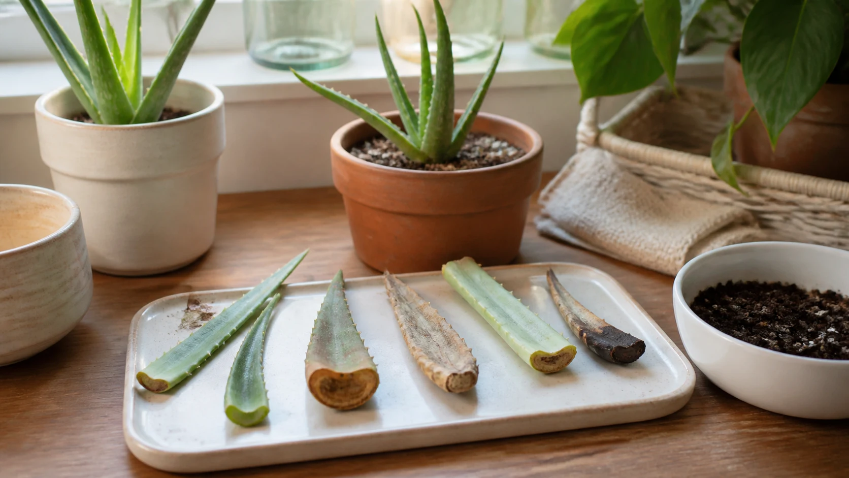 How to Grow Aloe Vera From a Leaf: What Works and What Fails - Common Problems and Symptom Diagnosis Card