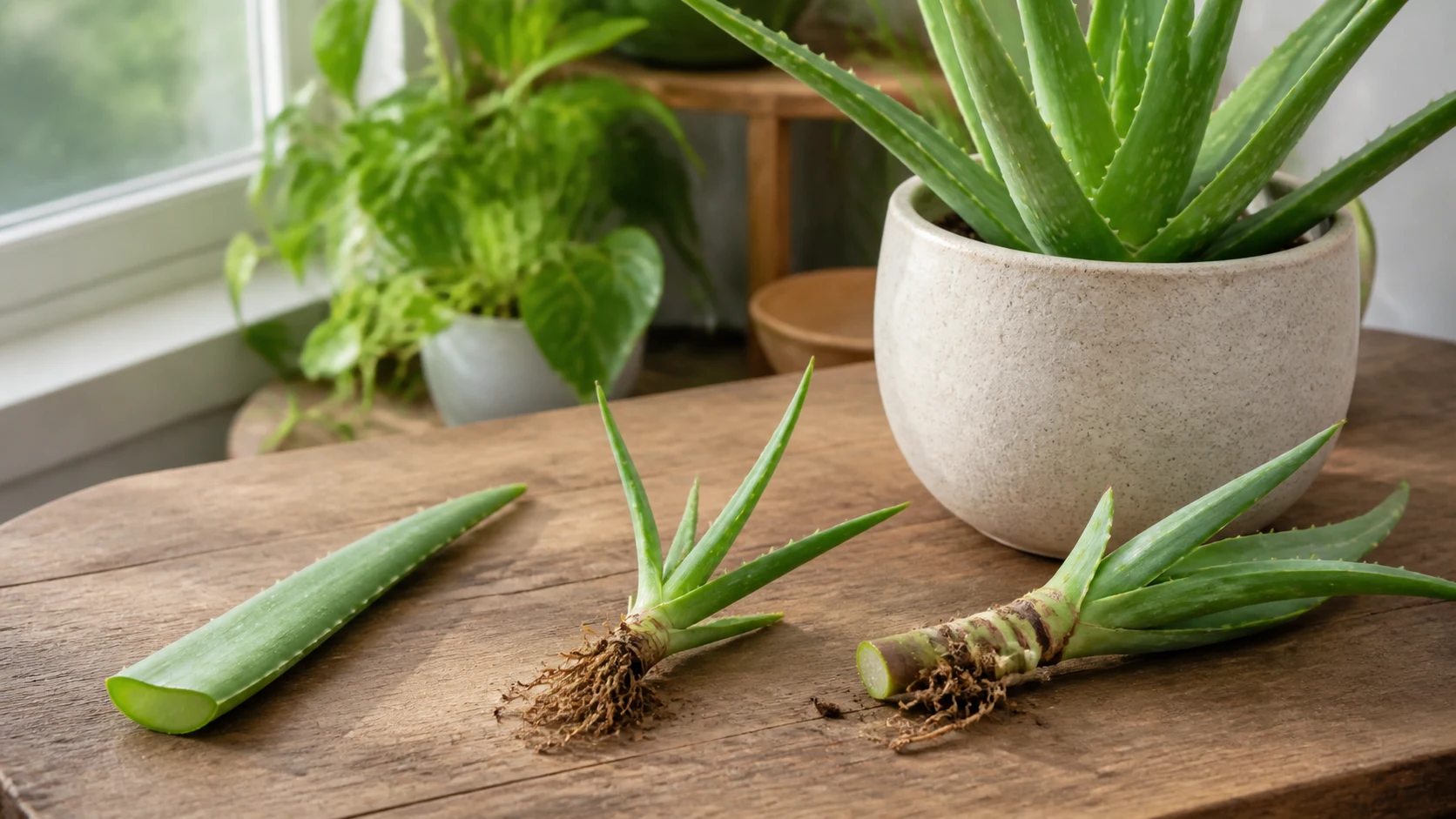 How to Grow Aloe Vera From a Leaf: What Works and What Fails - Lookalikes and Confused-With: Leaf vs Pup vs Stem Piece