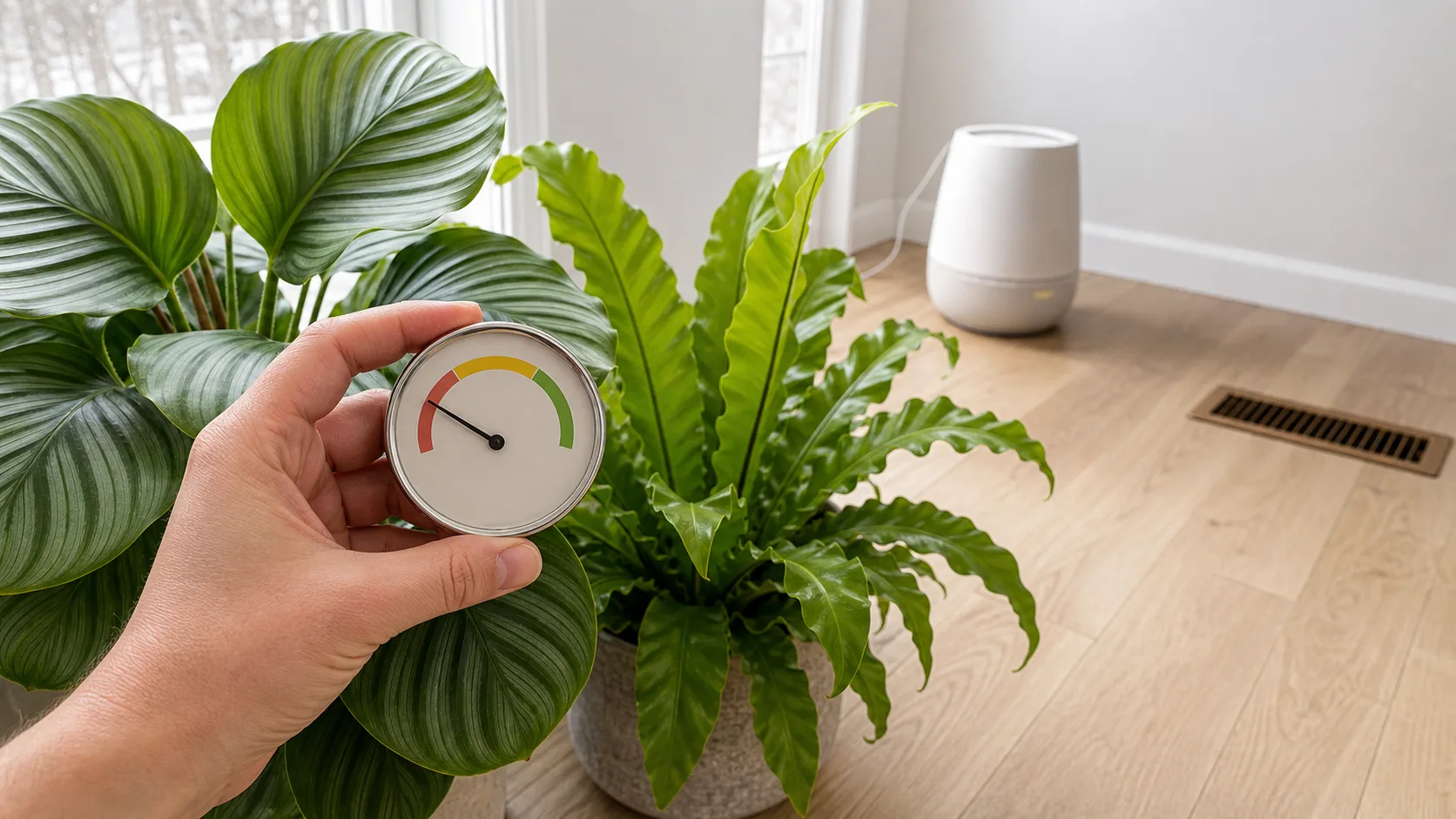 Measure Room Humidity Before Changing Plant Care Humidifier for Plants: When It Helps, Where to Put It, and Risks - Measure Room Humidity Before Changing Plant Care