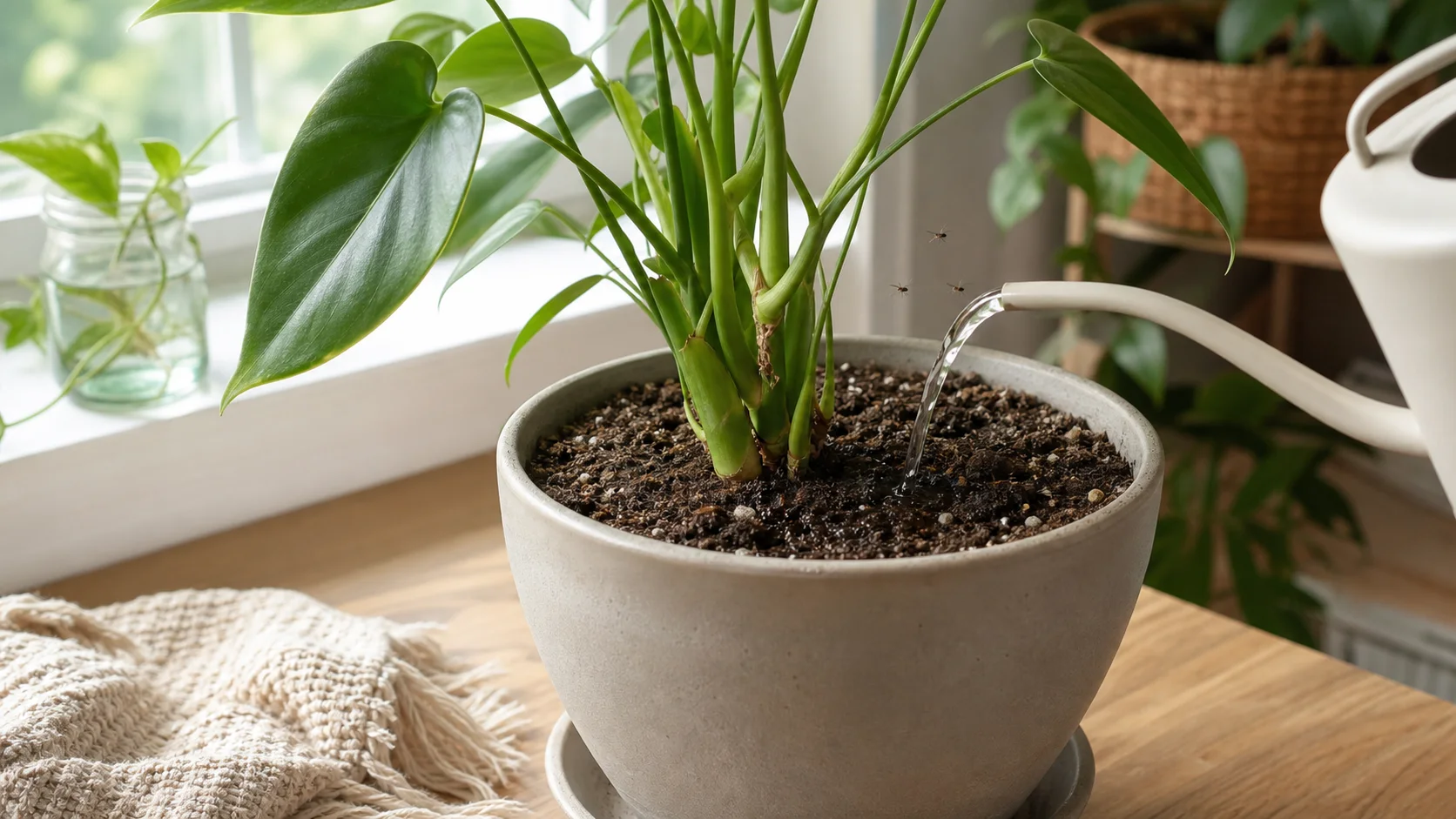 Hydrogen Peroxide for Plants: How to Use It Safely - Fungus Gnat Larvae in the Soil