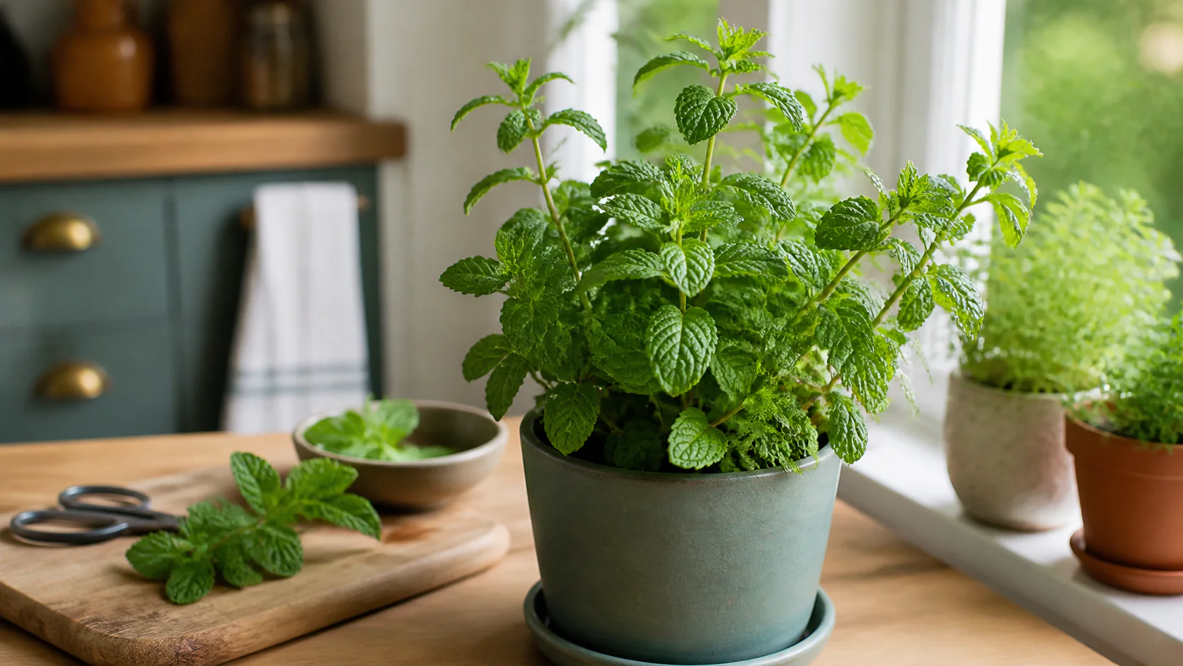 Indoor Herb Garden: Setup, Best Herbs and Grow Light Guide - Mint