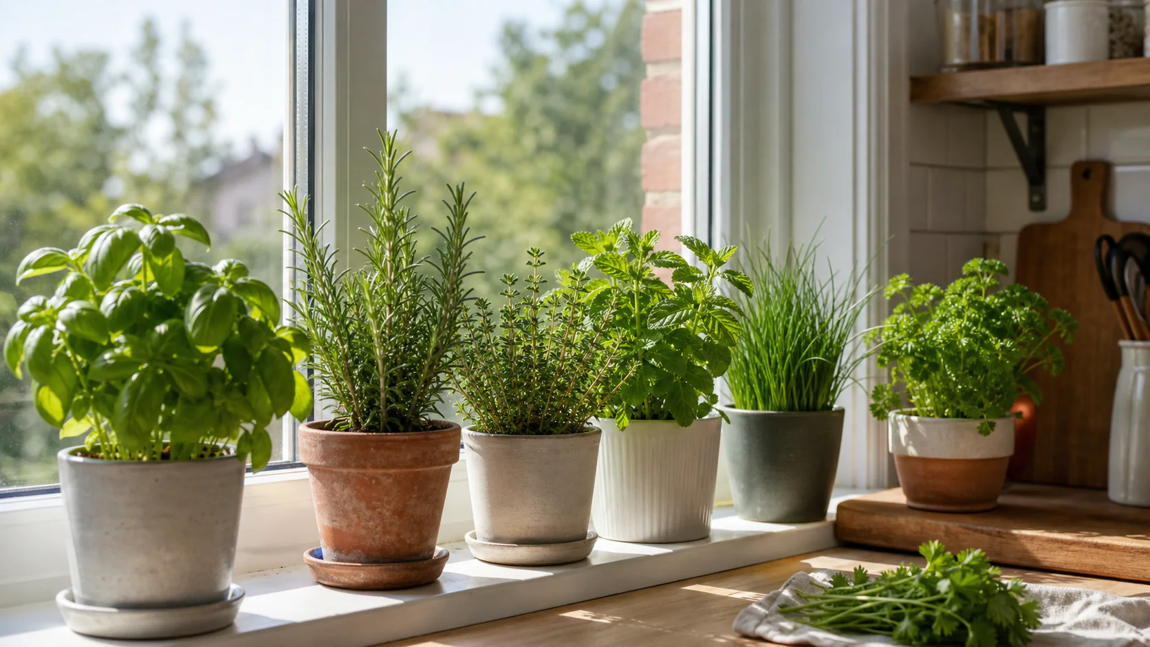 Indoor Herb Garden: Setup, Best Herbs and Grow Light Guide - Which Herb Fits Your Window