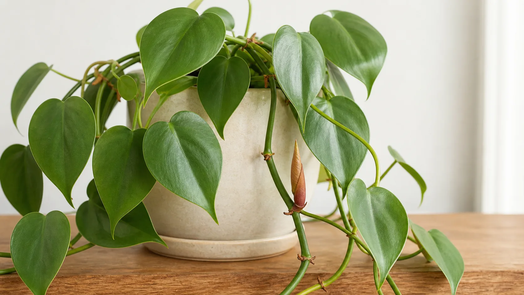 Heart-Shaped Leaves, Nodes, Aerial Roots, and Cataphylls Identify Heartleaf Philodendron Is Philodendron Toxic to Cats? Symptoms and Safer Alternatives - Heart-Shaped Leaves, Nodes, Aerial Roots, and Cataphylls Identify Heartleaf Philodendron