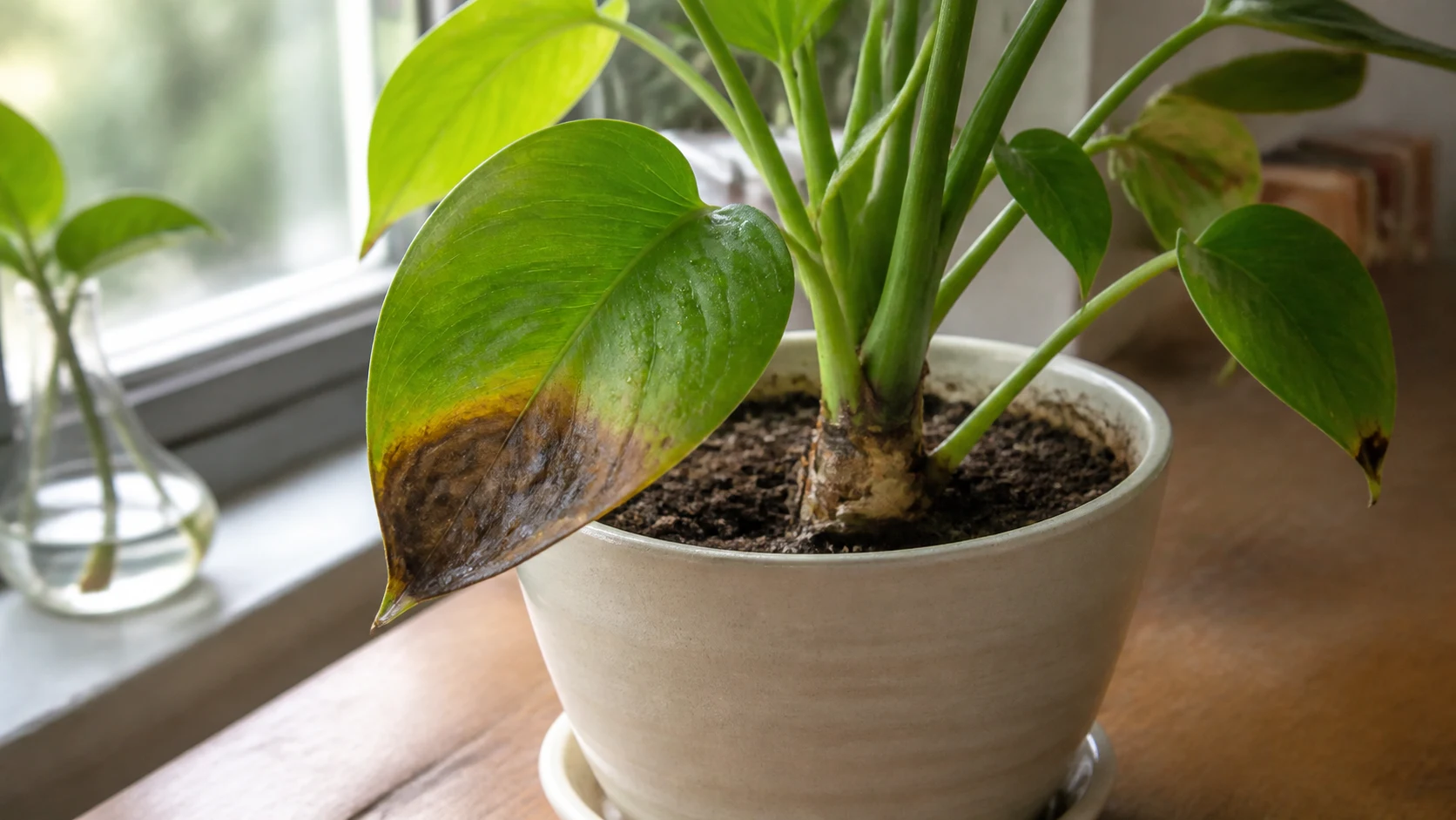 Leaf Damage Identification: What Your Plant Leaves Are Telling - Wet, Dark, or Mushy Lesions