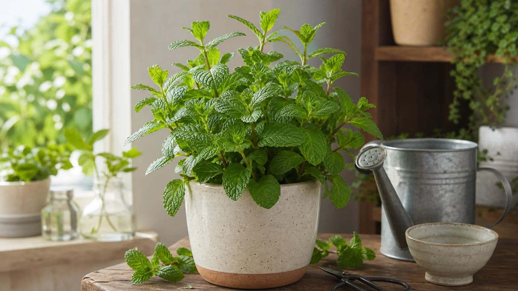 Identification Snapshot How to Grow Mint Indoors: Care, Harvesting and Varieties - Identification Snapshot