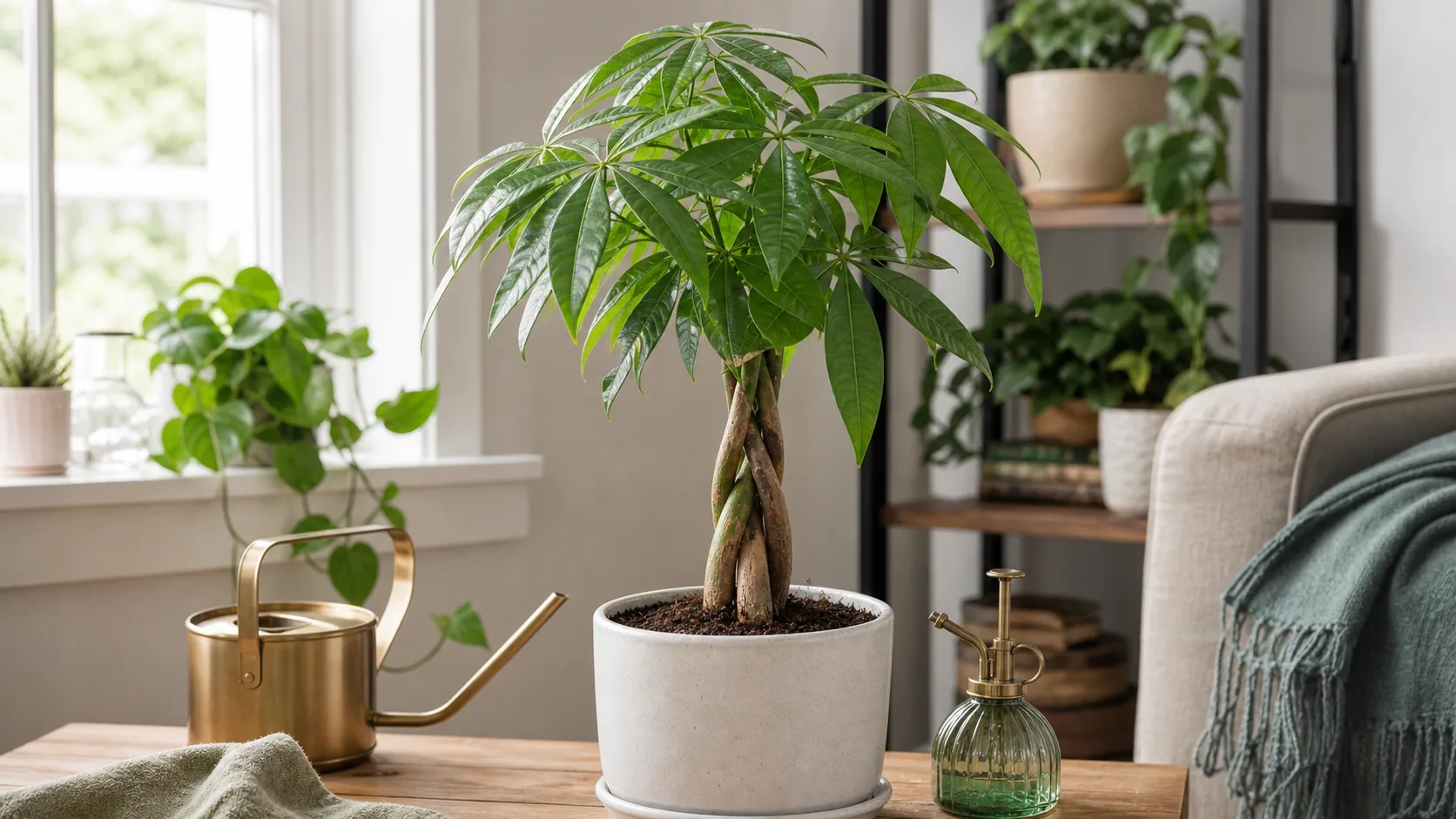 Identification Snapshot Money Tree Plant Care: How to Keep Pachira Healthy Indoors - Identification Snapshot