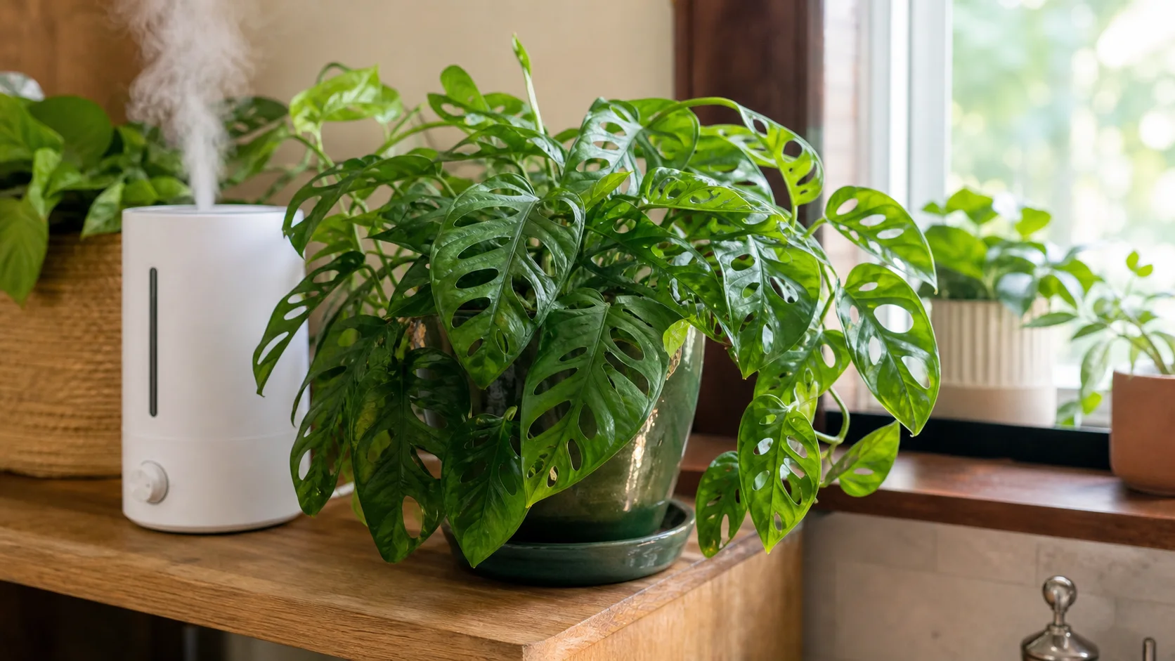 Monstera Adansonii Care Guide Indoors - Brown Tips or Crispy Edges