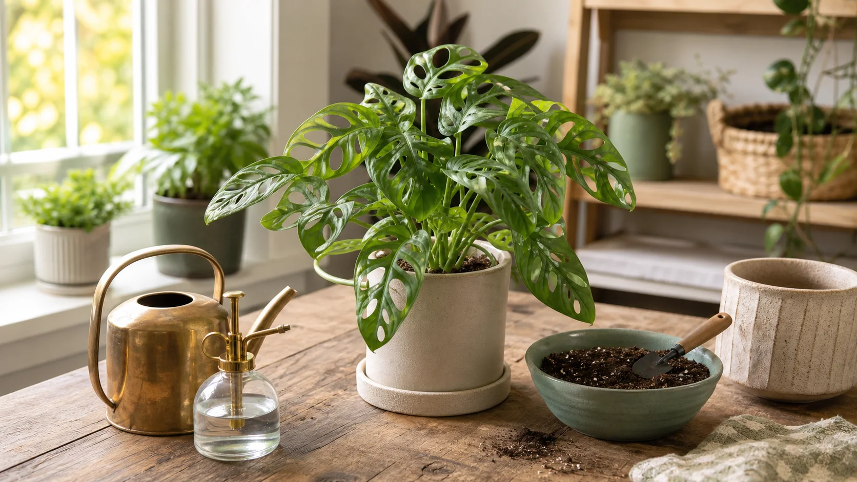 Monstera Adansonii Care Guide Indoors - This Season