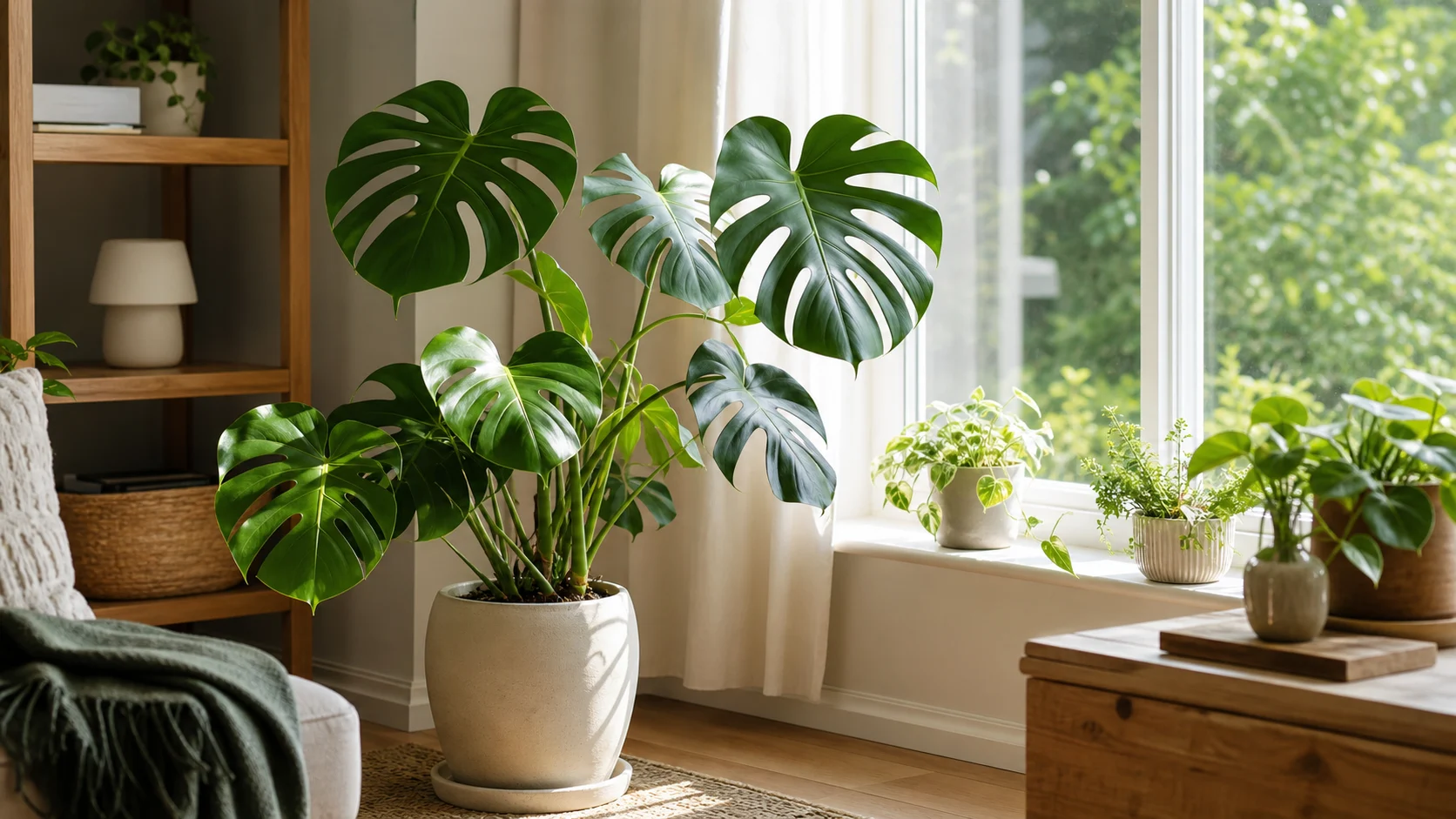 Monstera Deliciosa Care Guide Indoors - Light Requirements