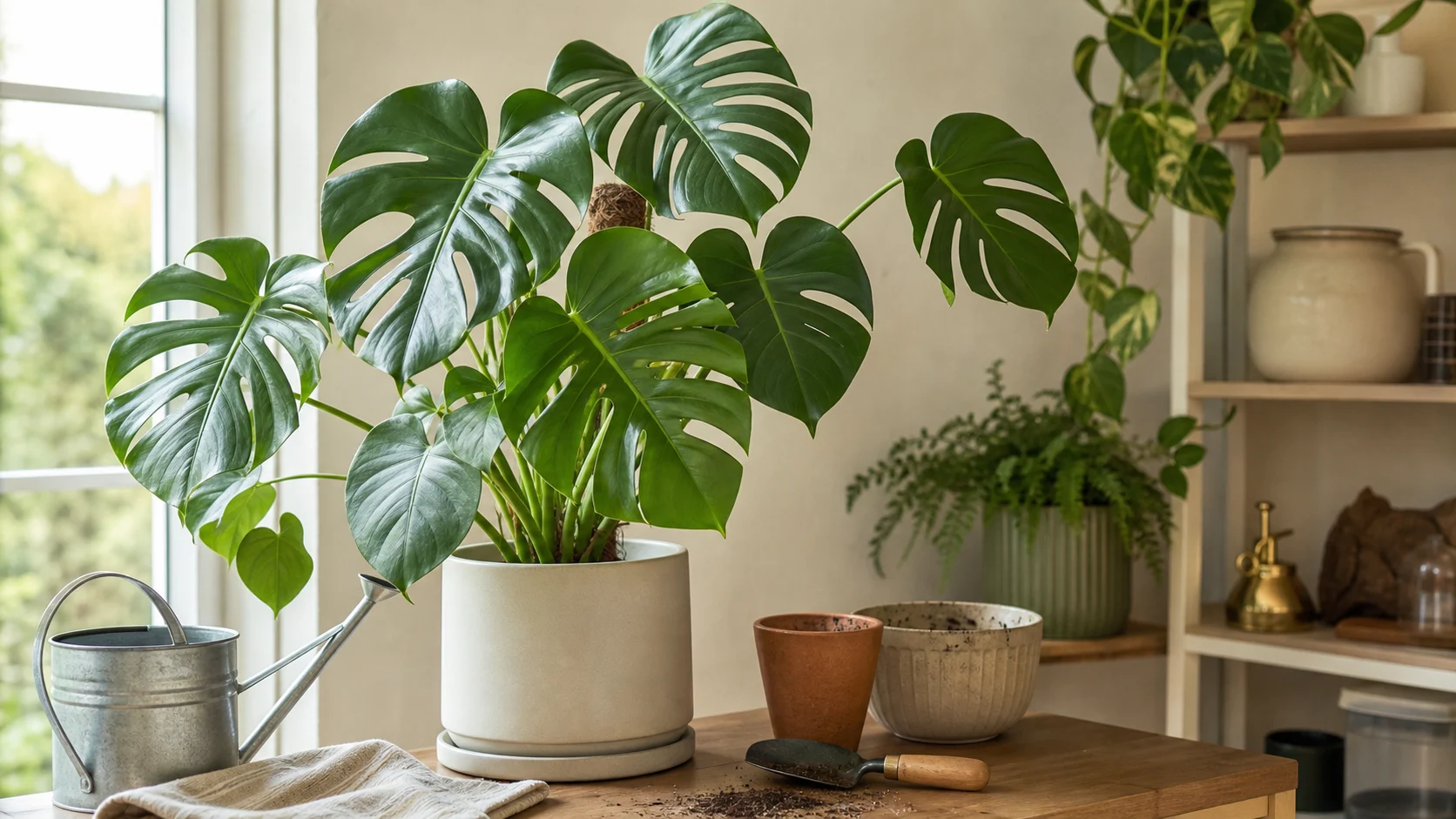 Monstera Deliciosa Care Guide Indoors - Month-by-Month Monstera Care Calendar