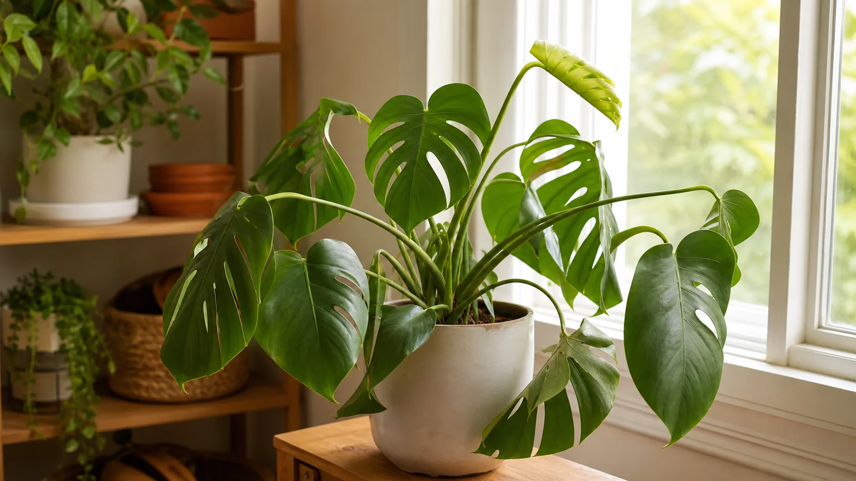 Monstera Drooping: Why It Happens and How to Fix It - Drooping While Still Growing New Leaves