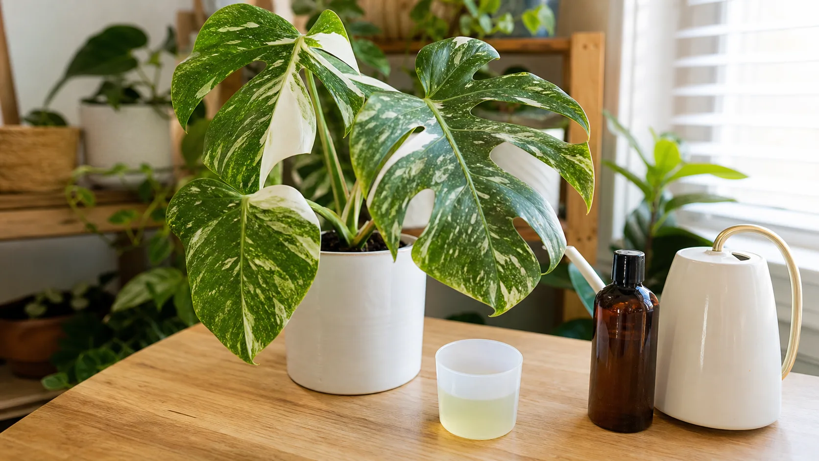 Fertilizing Monstera Thai Constellation Care Guide - Fertilizing