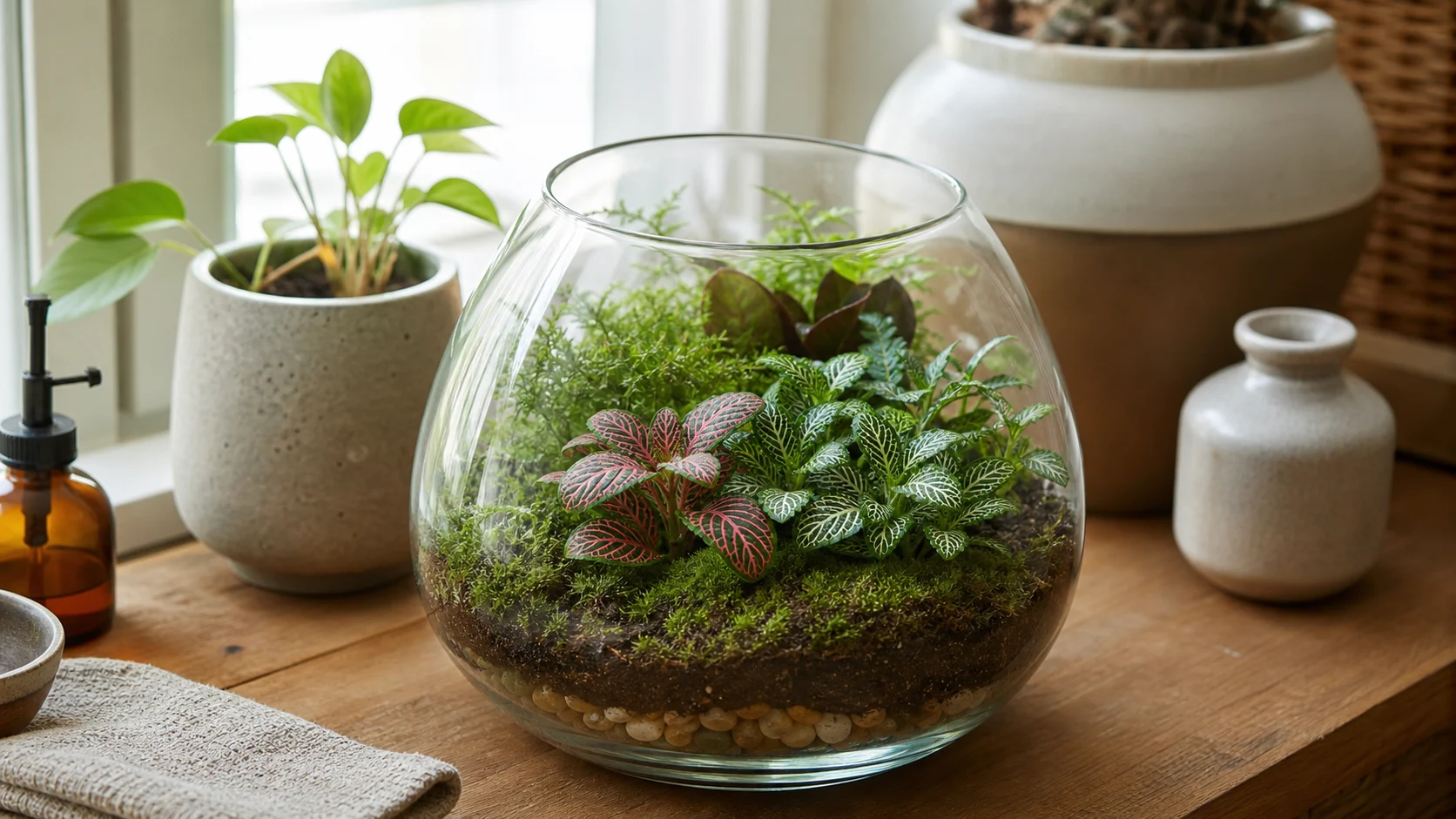 Terrariums: The Easier Path for Humidity Nerve Plant Care: How to Keep Fittonia from Wilting - Terrariums: The Easier Path for Humidity