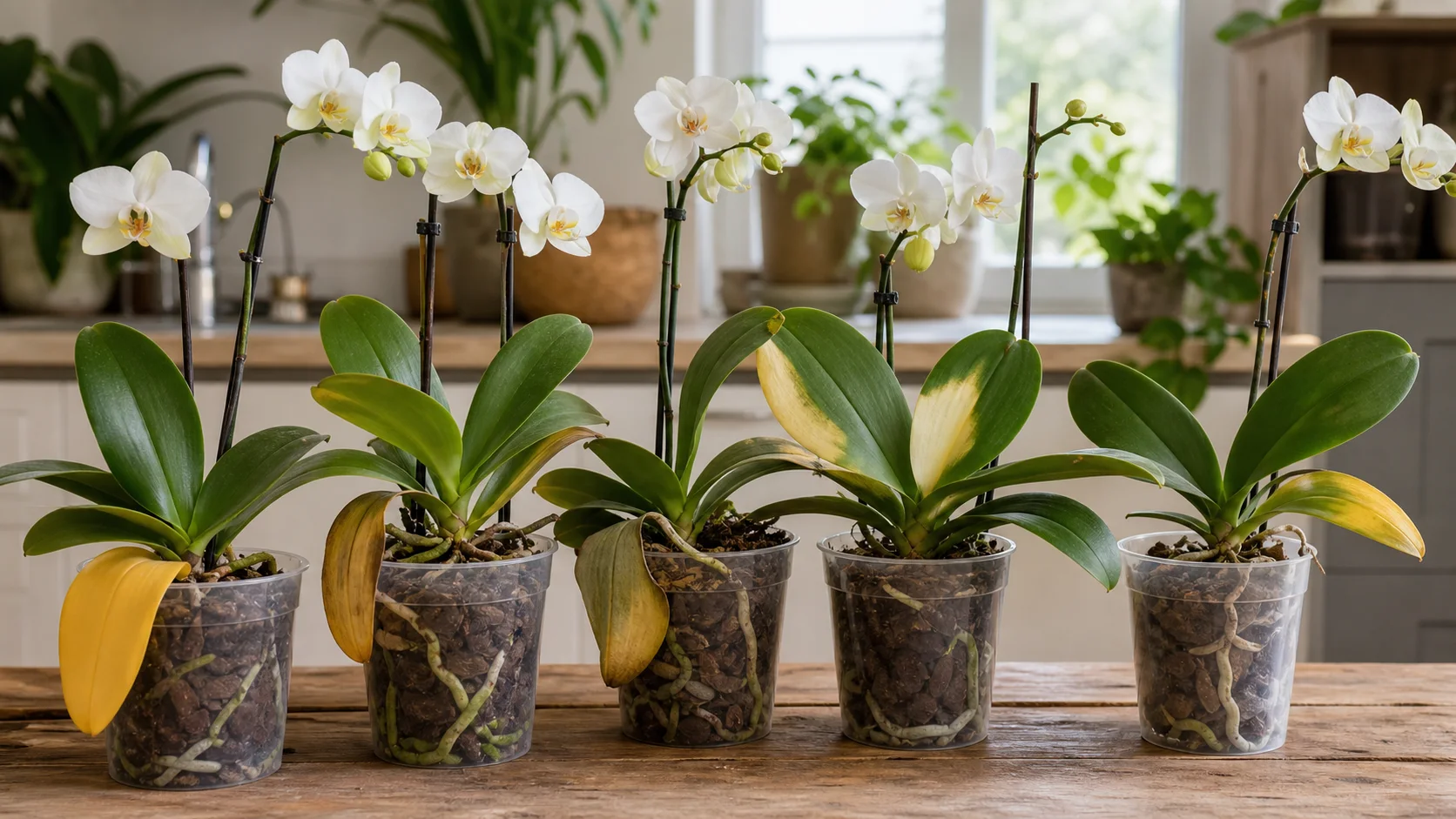 Orchid Leaves Turning Yellow: 8 Causes and Solutions - Symptom by Likely Cause Comparison Table