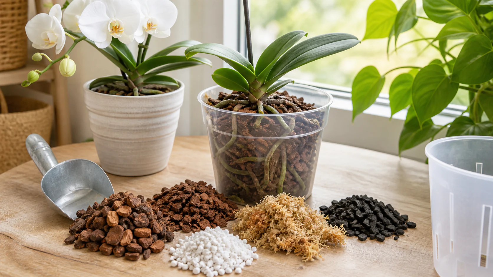 What Orchid Potting Media Actually Contains Orchid Soil Guide: Bark, Moss and the Best Potting Mix - What Orchid Potting Media Actually Contains