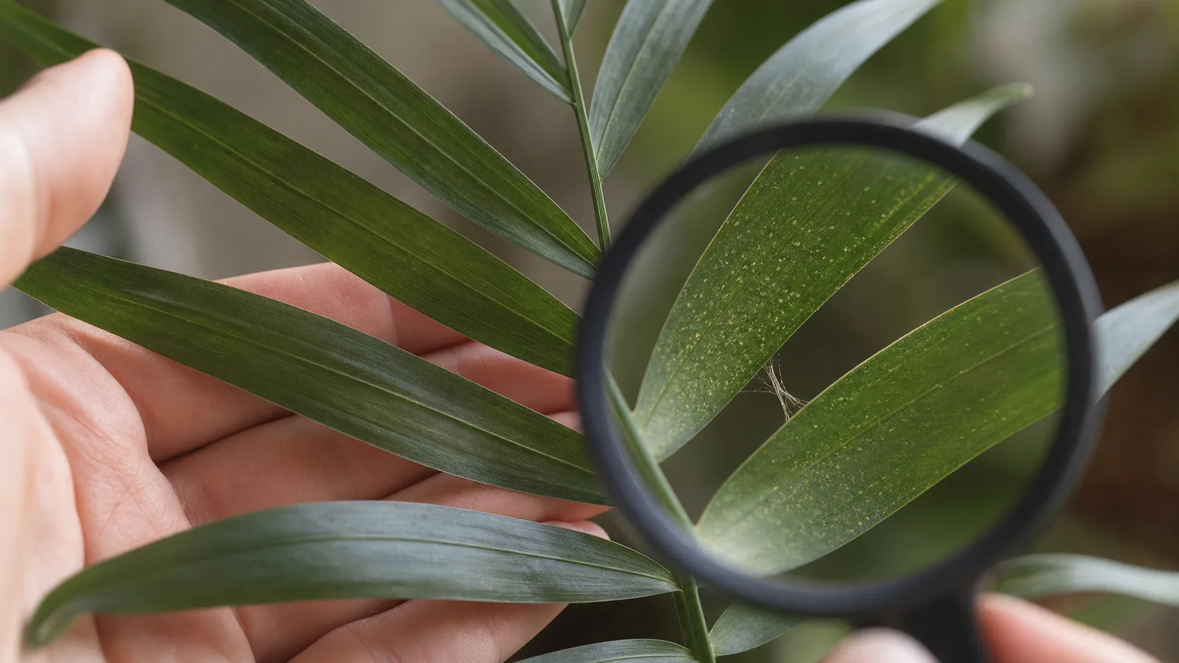 Inspect Leaf Undersides for Early Spider Mites Parlor Palm Care: Low-Light Tolerance Without Overwatering - Inspect Leaf Undersides for Early Spider Mites