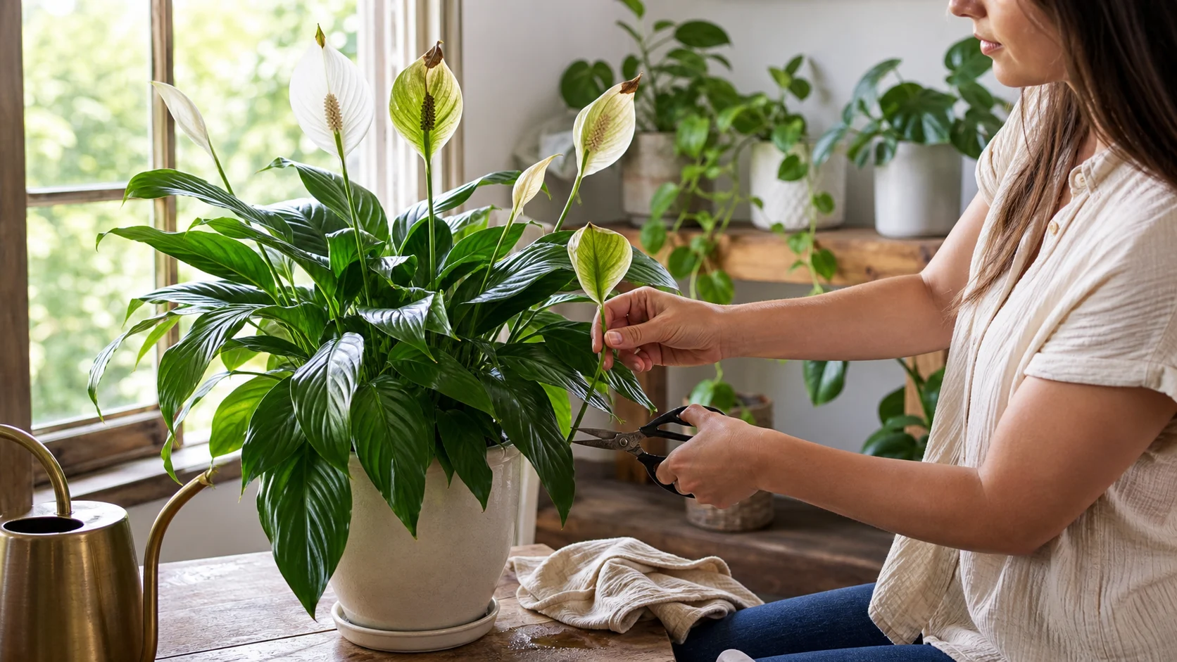 June Peace Lily Care Guide for Indoor Blooms - June
