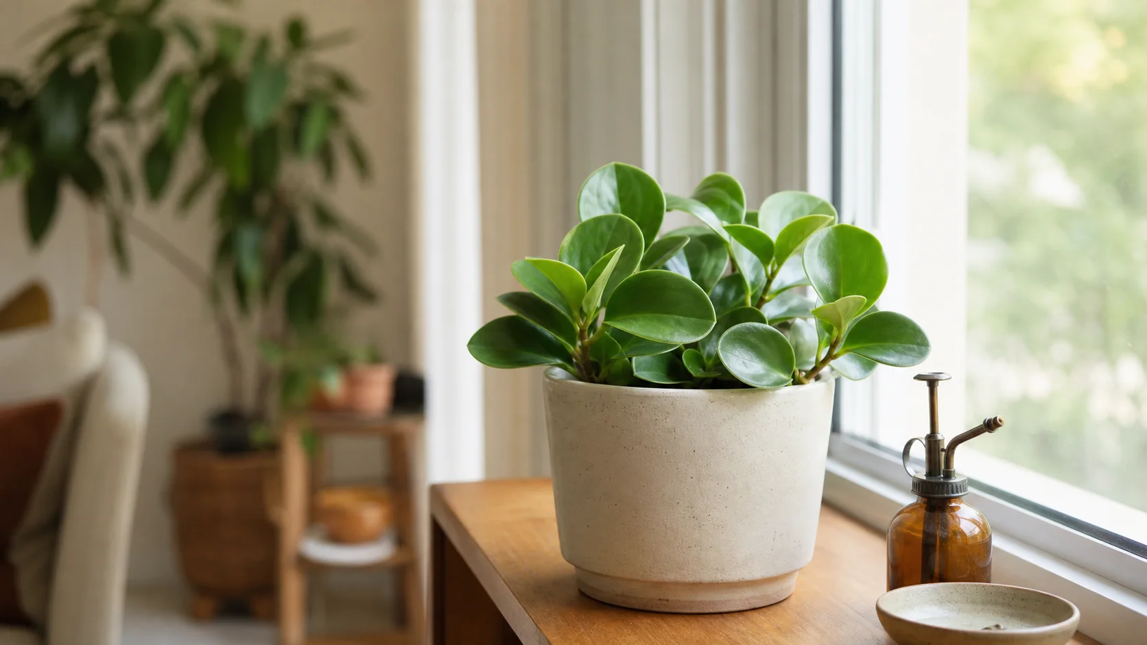Light: Where the Baby Rubber Plant Does Best Peperomia Obtusifolia Care: Baby Rubber Plant Guide - Light: Where the Baby Rubber Plant Does Best