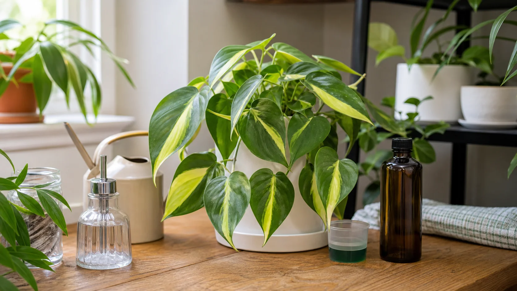 Feeding Philodendron Brasil Care Guide Indoors - Feeding