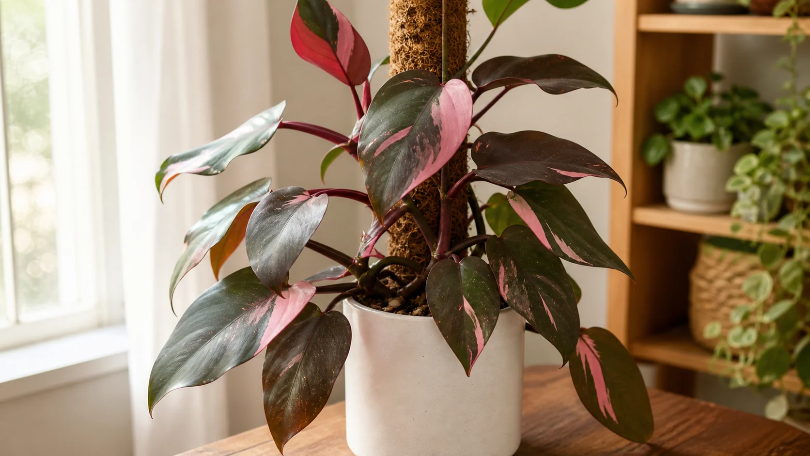 Identification Snapshot Philodendron Pink Princess Care Guide - Identification Snapshot
