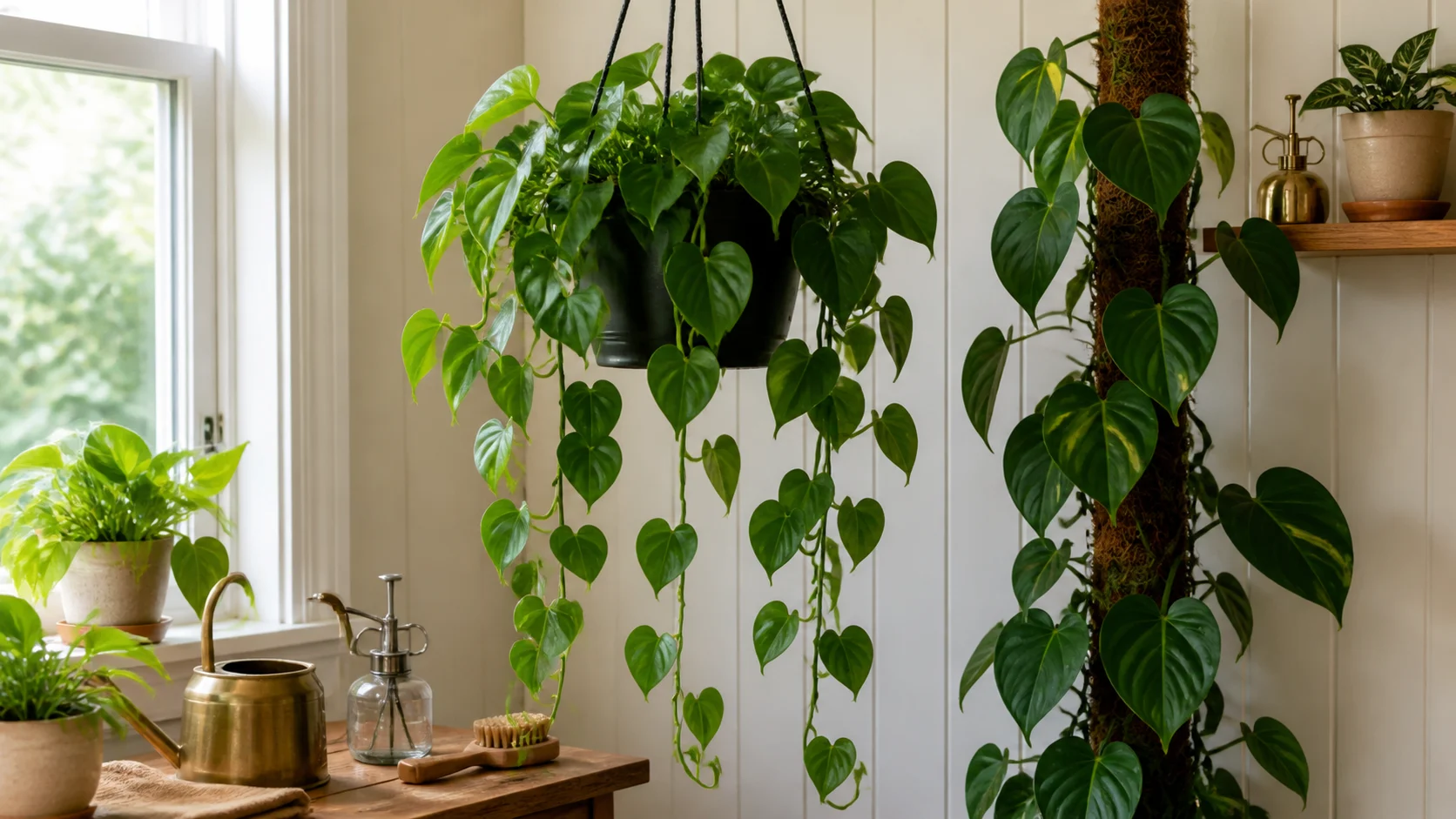 Trailing and Climbing Philodendrons Philodendron Types: The Best Varieties for Indoor Growers - Trailing and Climbing Philodendrons