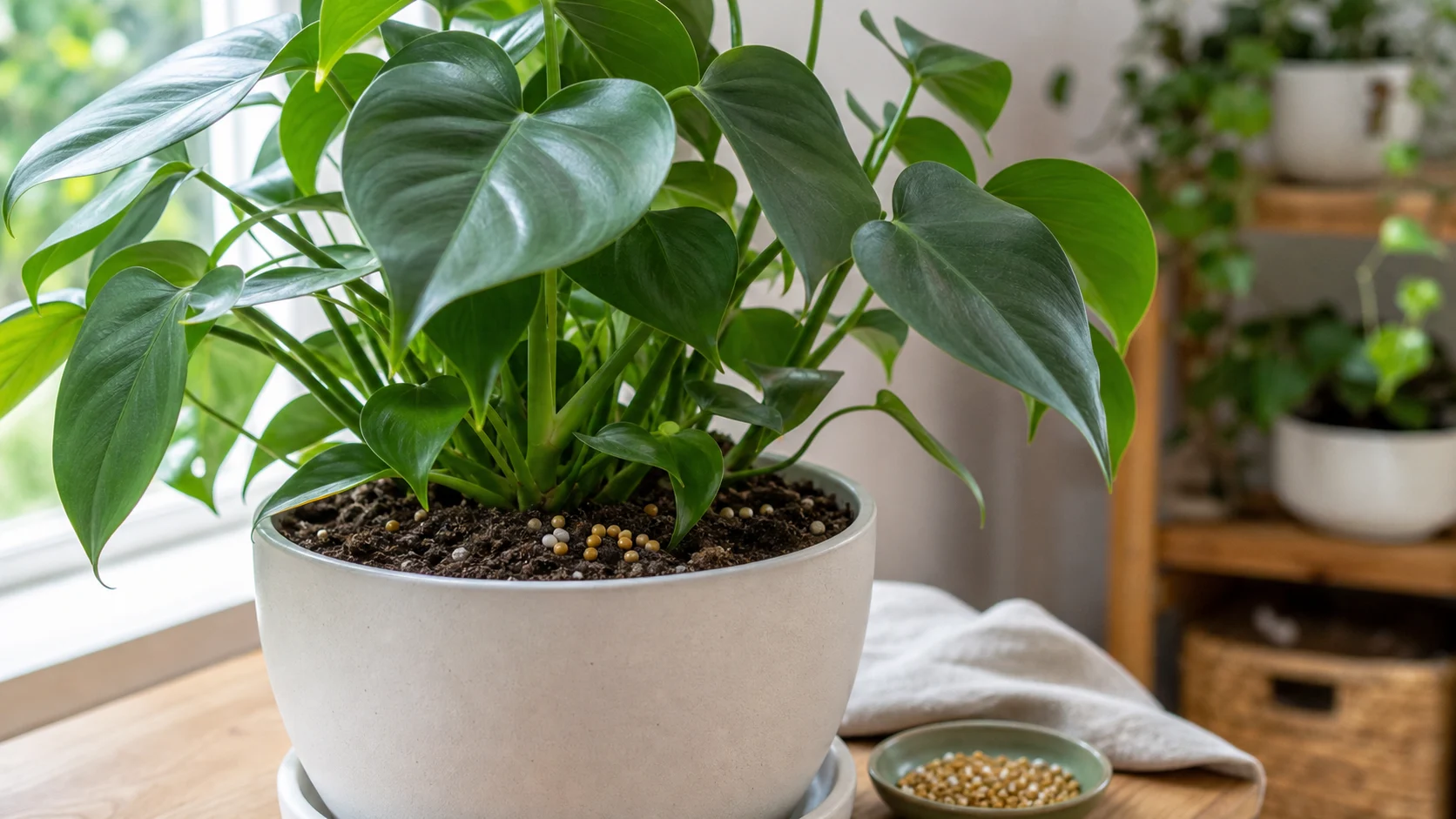 Slow-release pellets or spikes Plant Fertilizer Guide for Houseplants - Slow-release pellets or spikes
